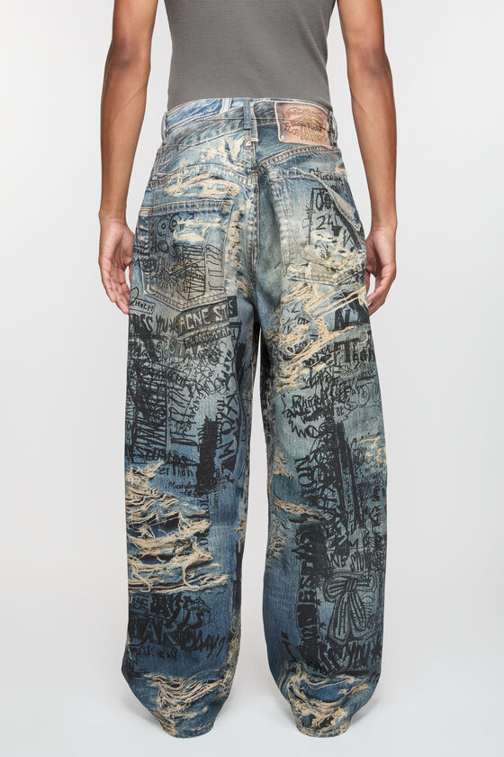 Acne Studios - スーパーバギーフィットジーンズ - 2023 - ミッドブルー 