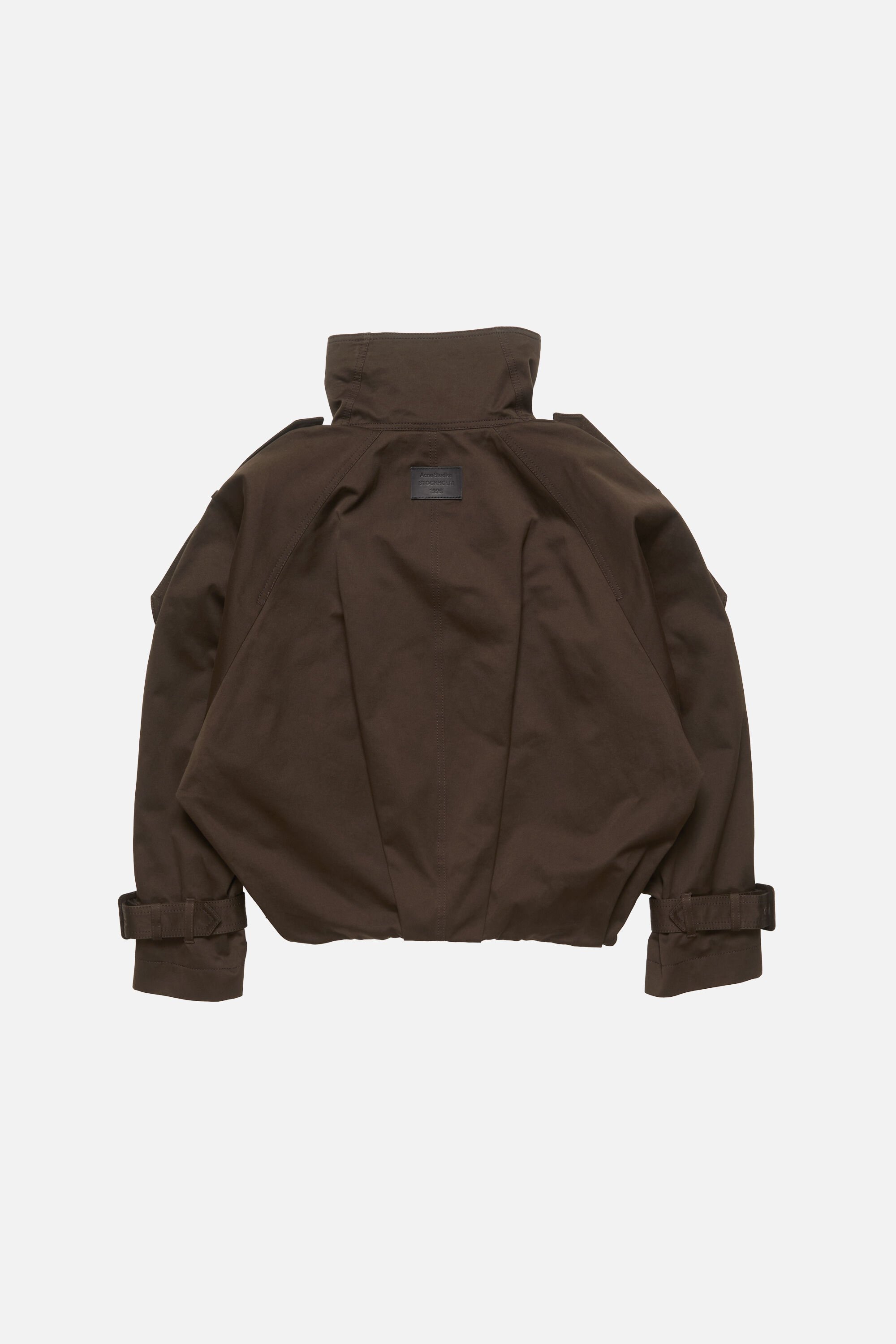 Acne Studios - ショートトレンチコート - チェスナッツブラウン