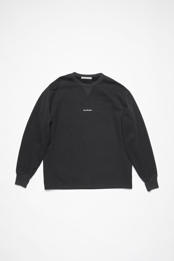 Acne Studios - Pullover mit Logo - Schwarz