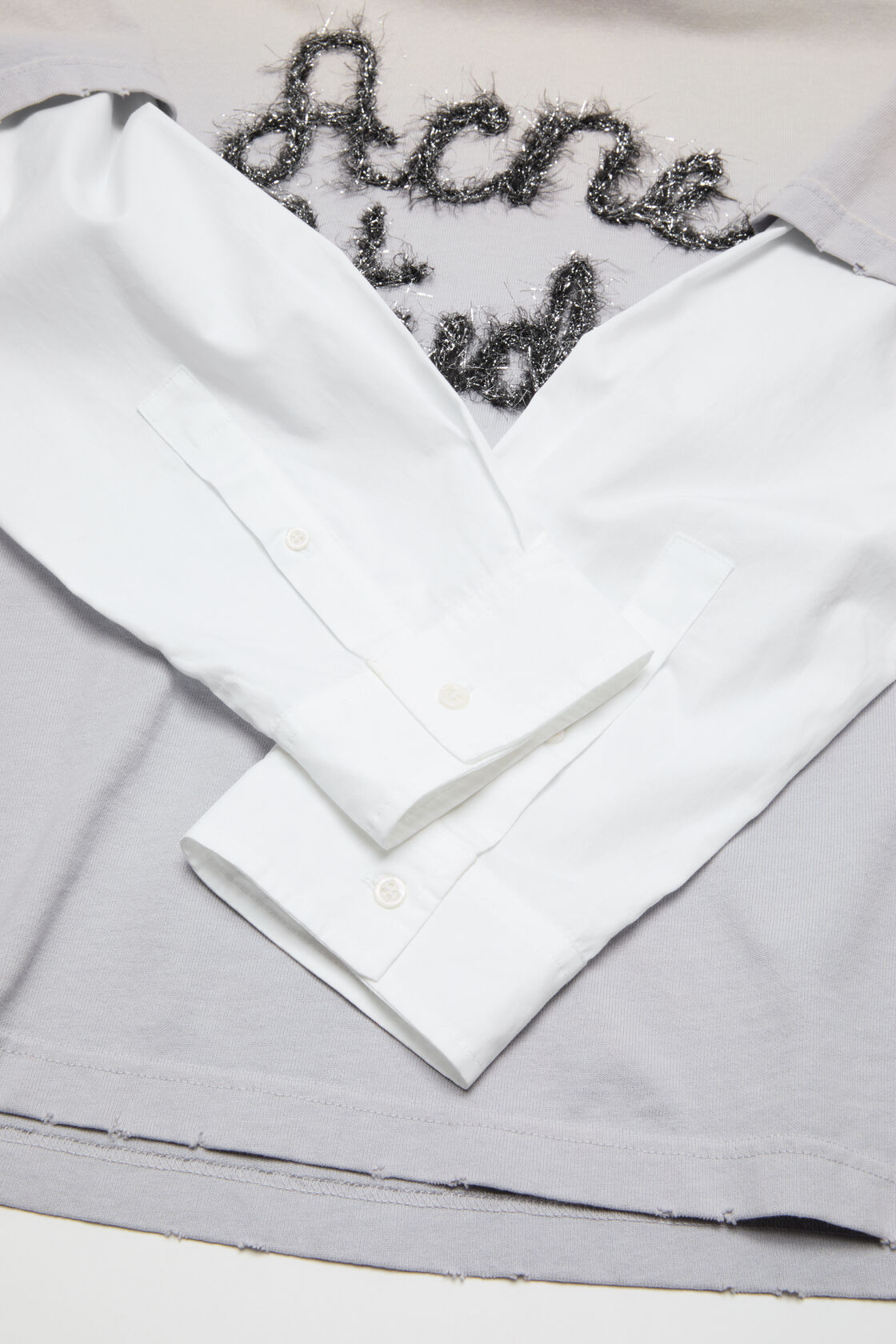 Layered logo t-shirt, Light blue, 2000x