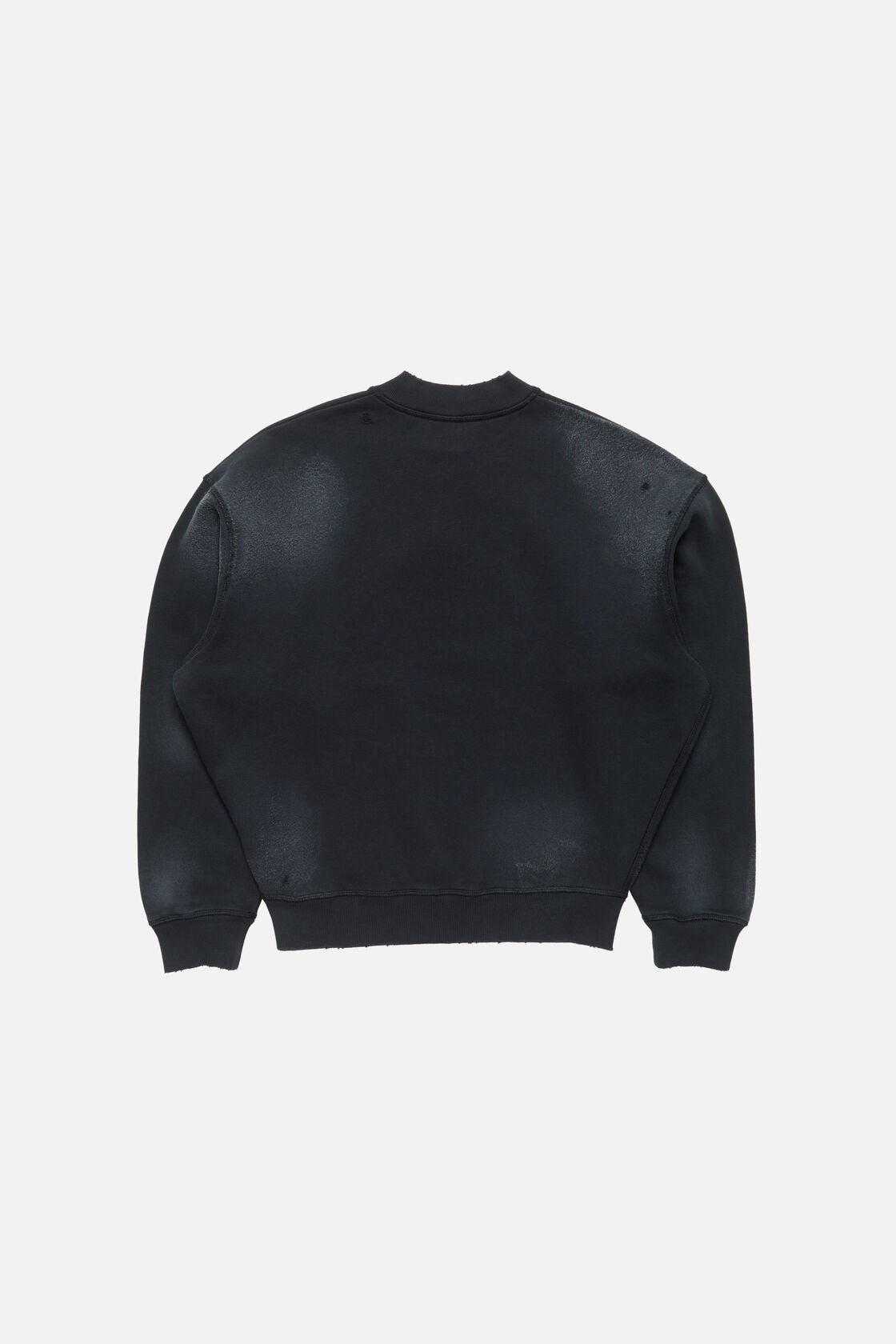 Fleece logo sweatshirt, Black, 2000x