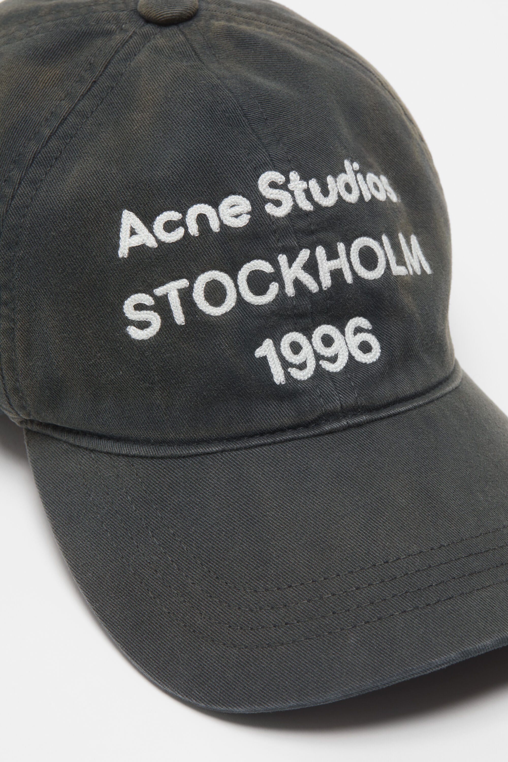 Acne Studios - ウォッシュ加工ロゴベースボールキャップ - フェイ