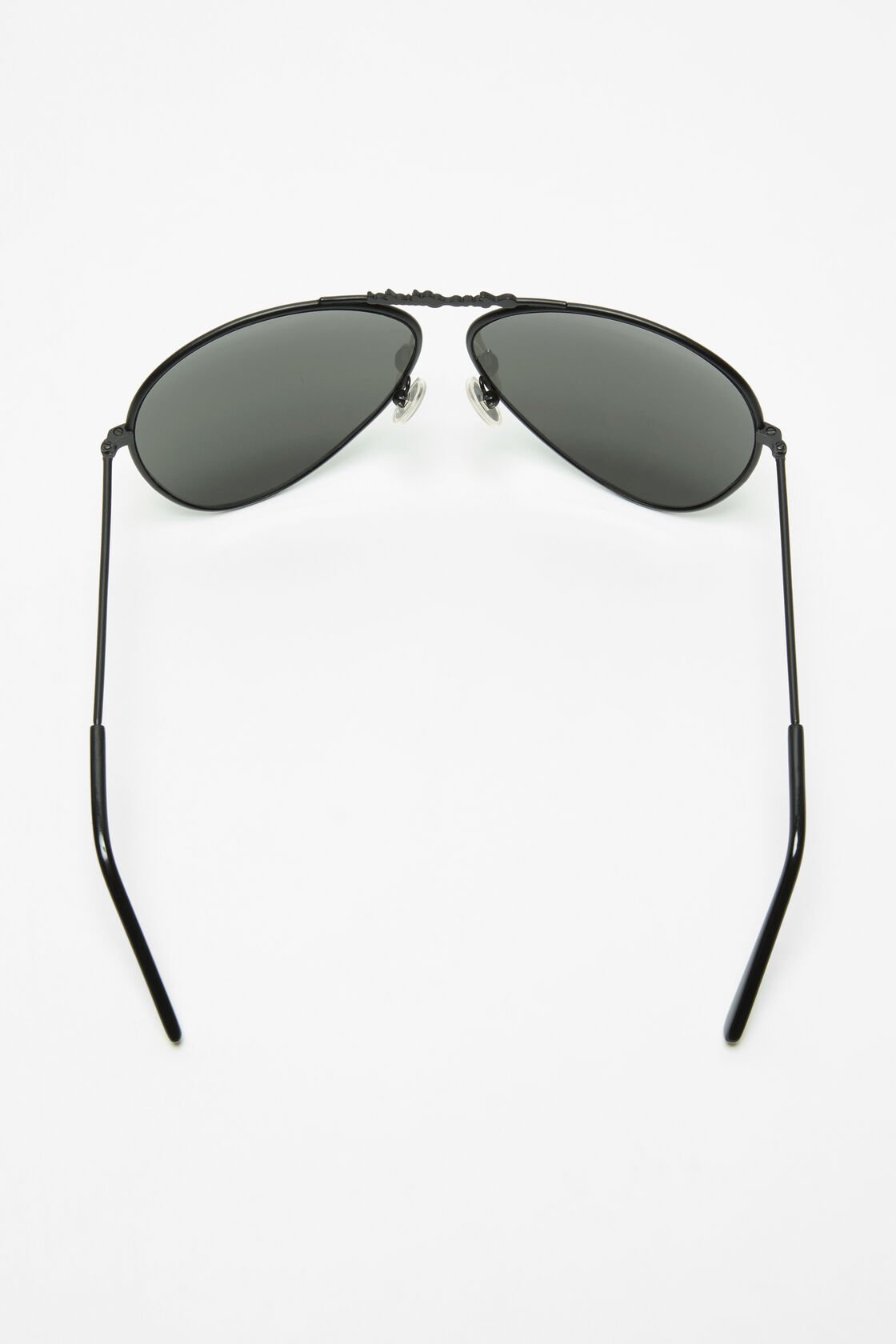 Metal aviator sunglasses, Black/black, 2000x