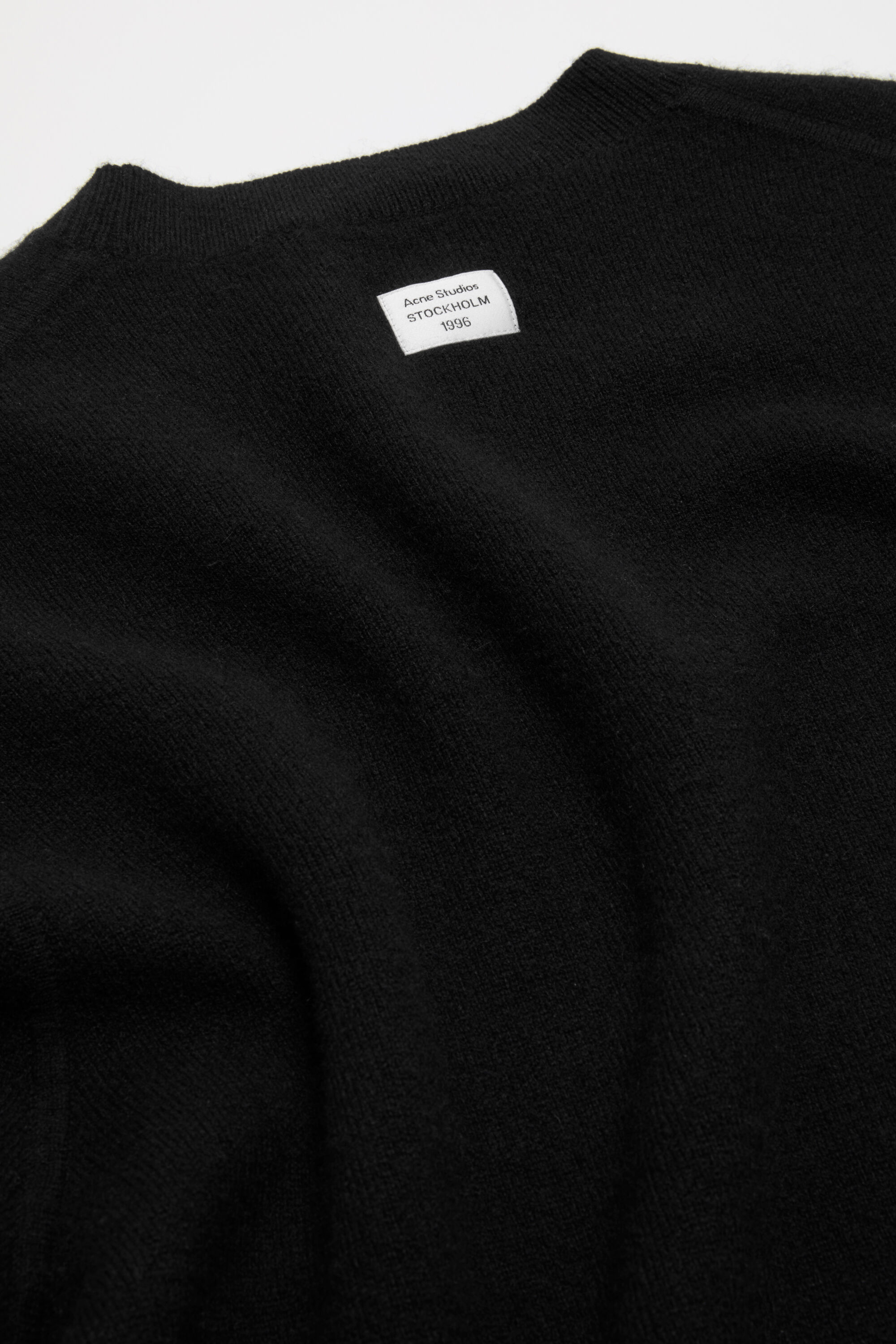Acne Studios - ロゴ入りカシミヤセーター - ブラック