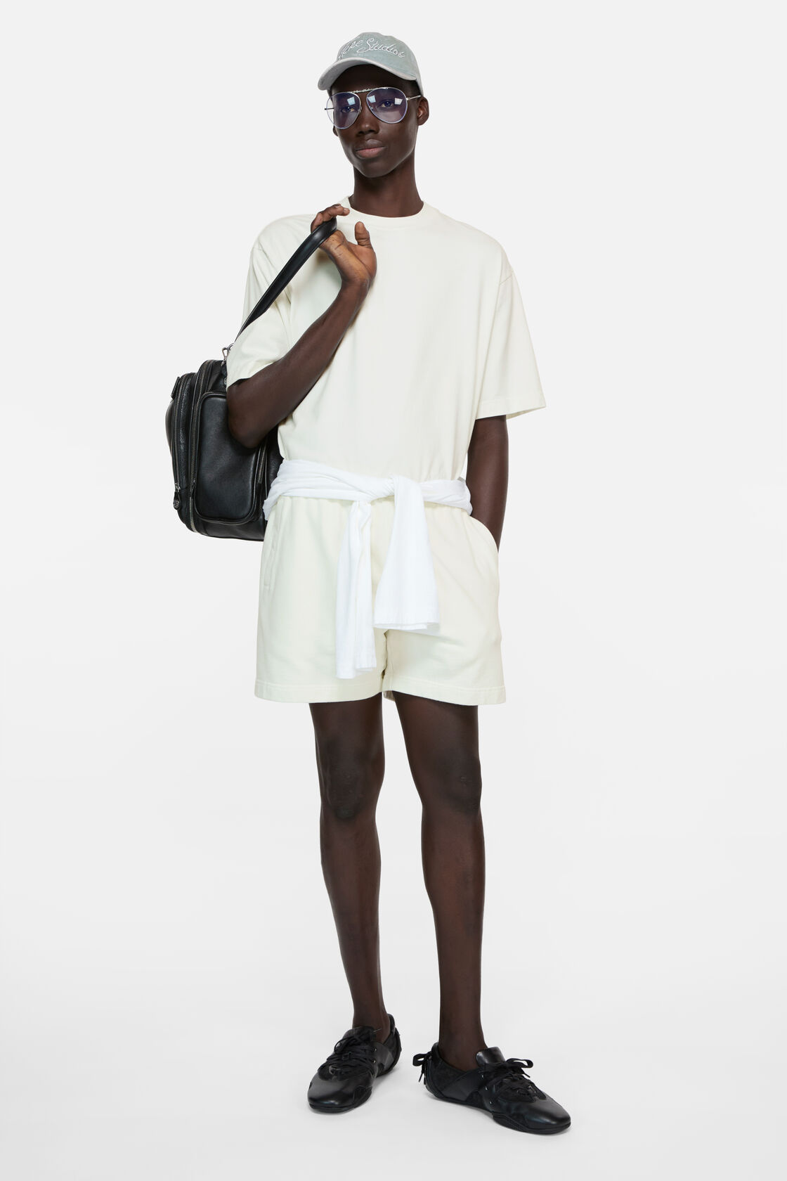 Rubber logo t-shirt, Ice White, 2000x