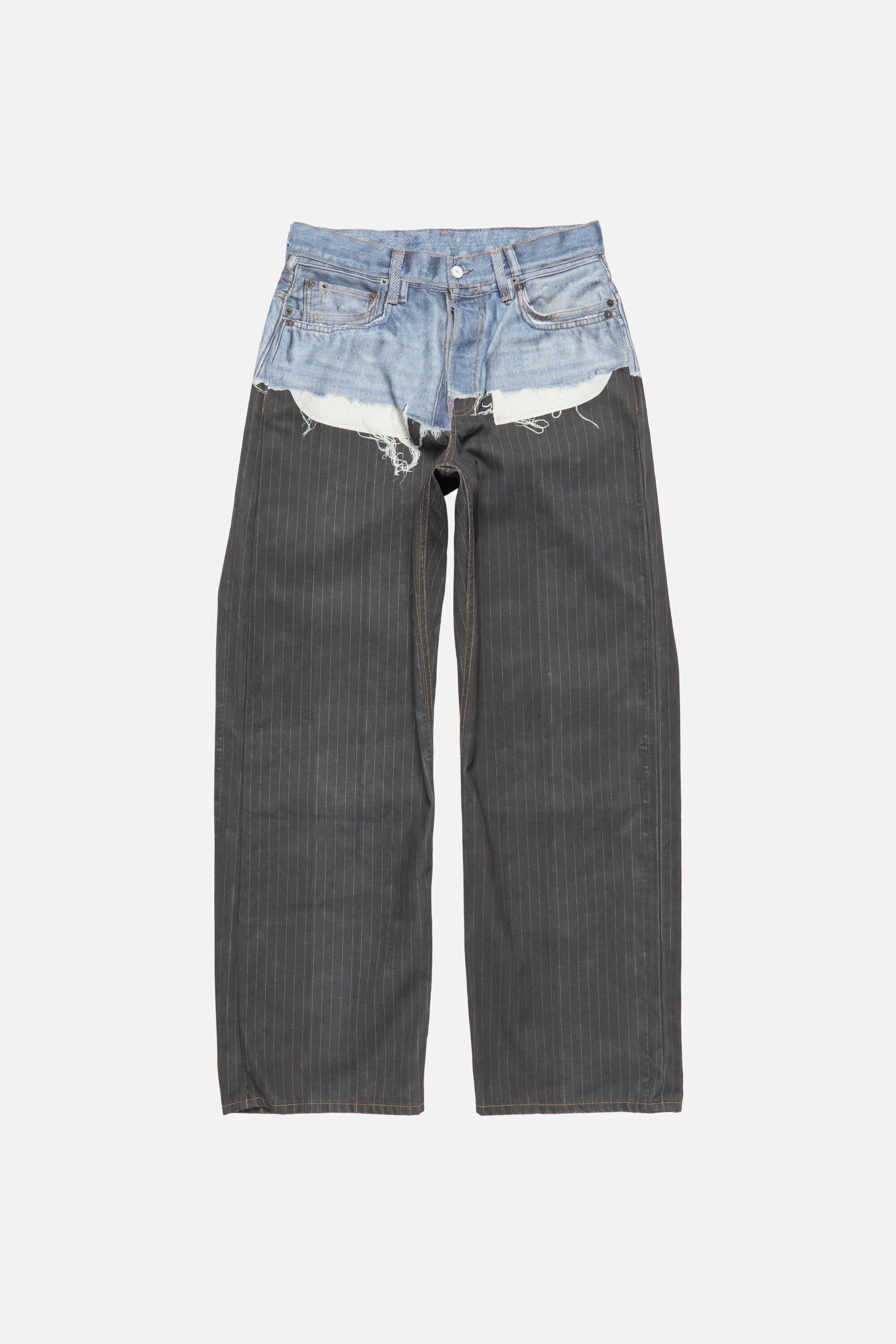 Acne Studios - trompe-l'œil jeans - 1981 - Blue/black