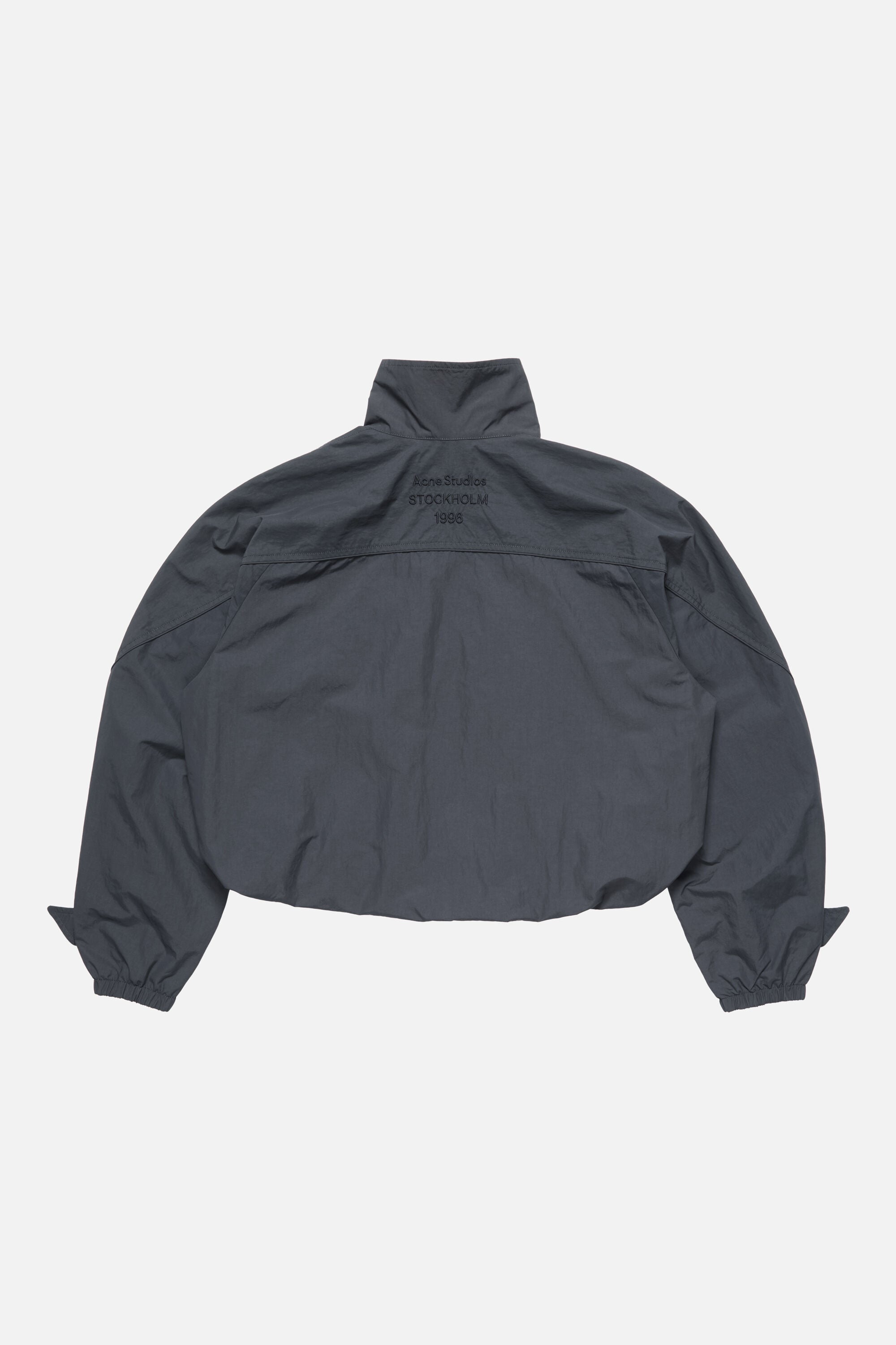 Acne Studios - Nylon logo jacket - Steel grey
