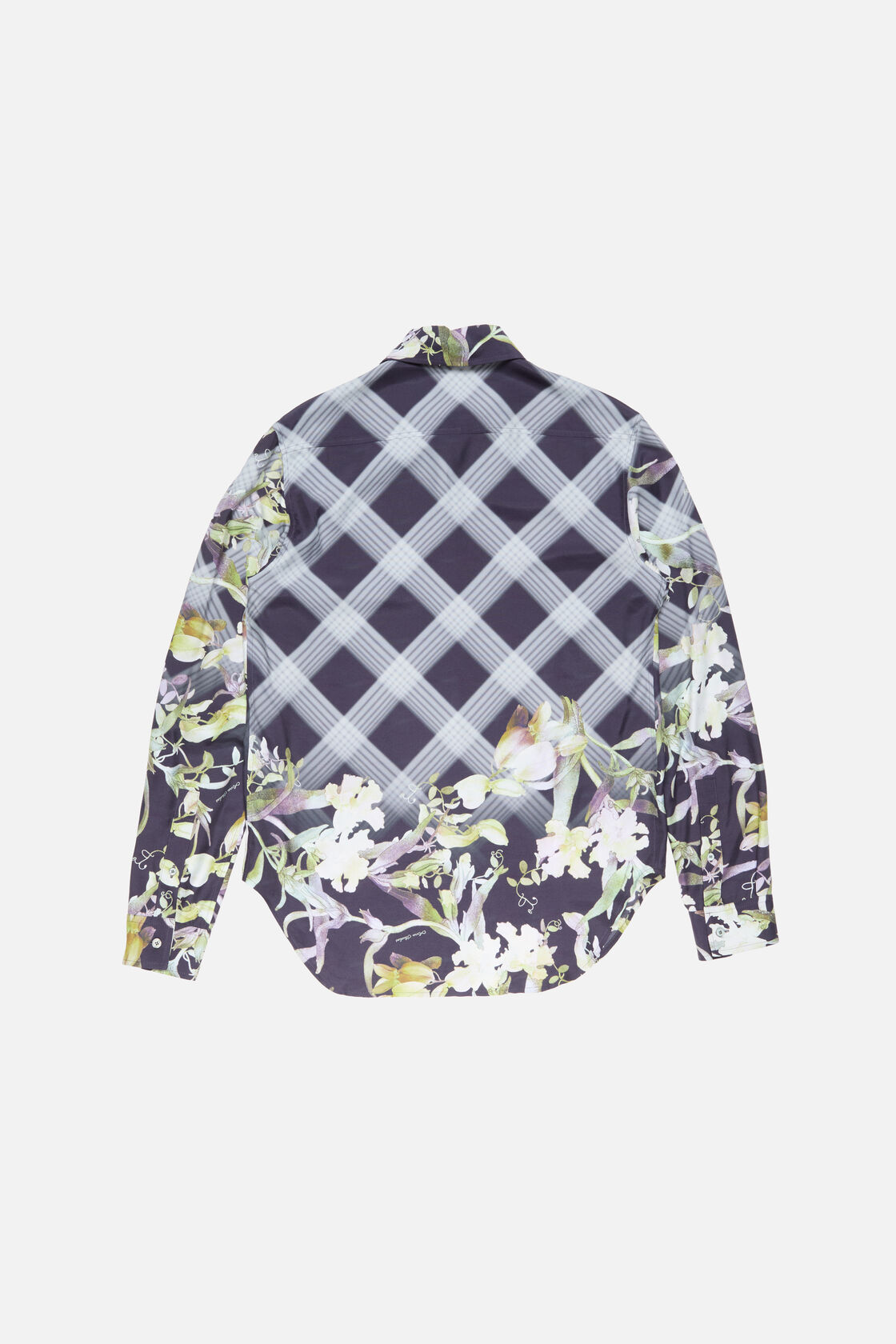 Printed button-up shirt, Navy multi, 2000x