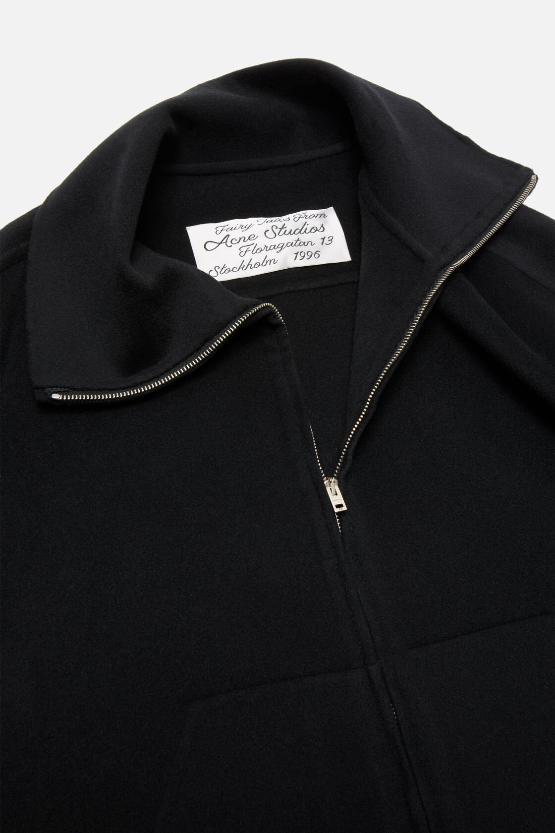 Wool zip jacket, Black, 2000x