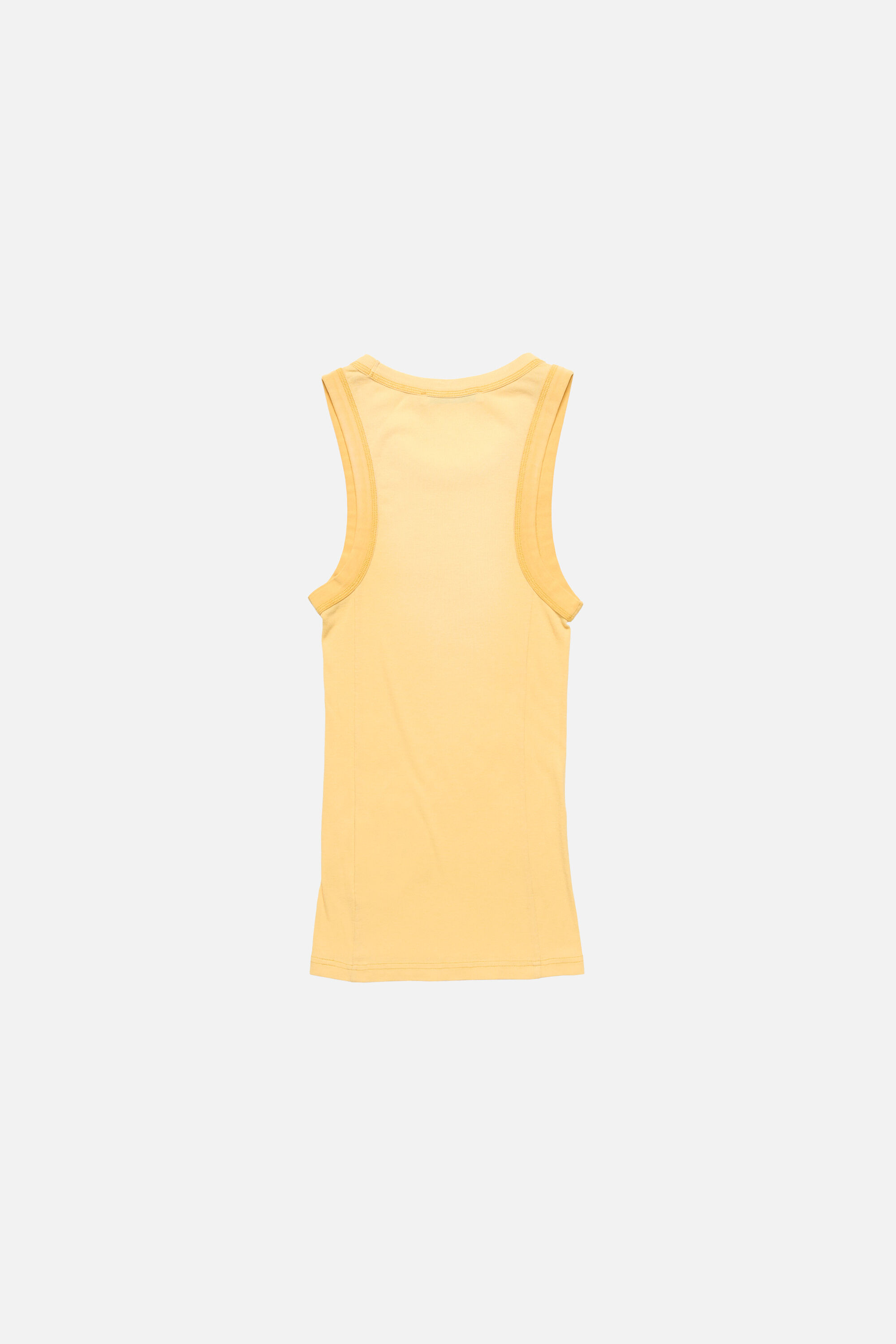 Acne Studios - Sprayed logo tank top - Light yellow