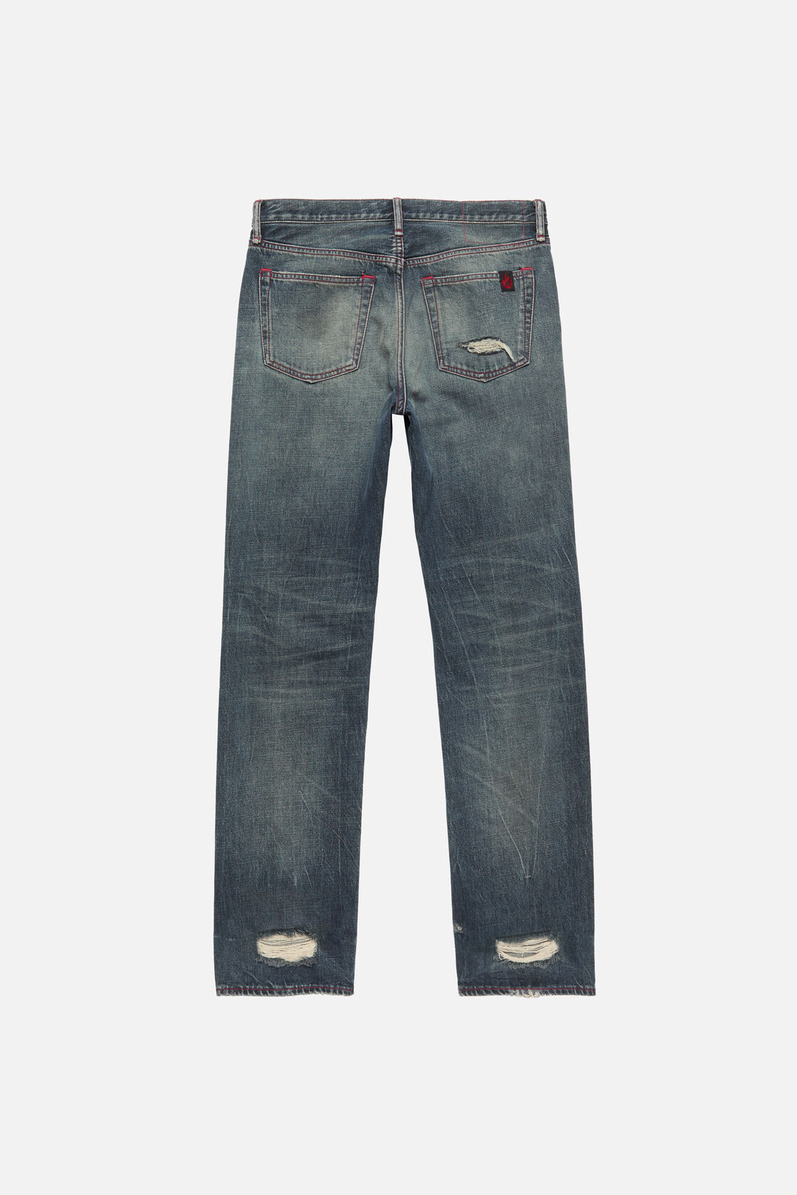 Re-edition worn jeans - 1996M, Mid Blue, 2000x