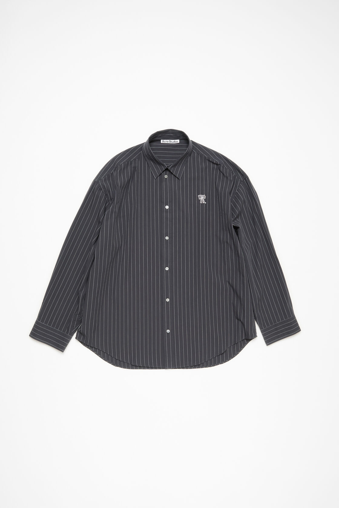 Button-up shirt, Black/white, 2000x