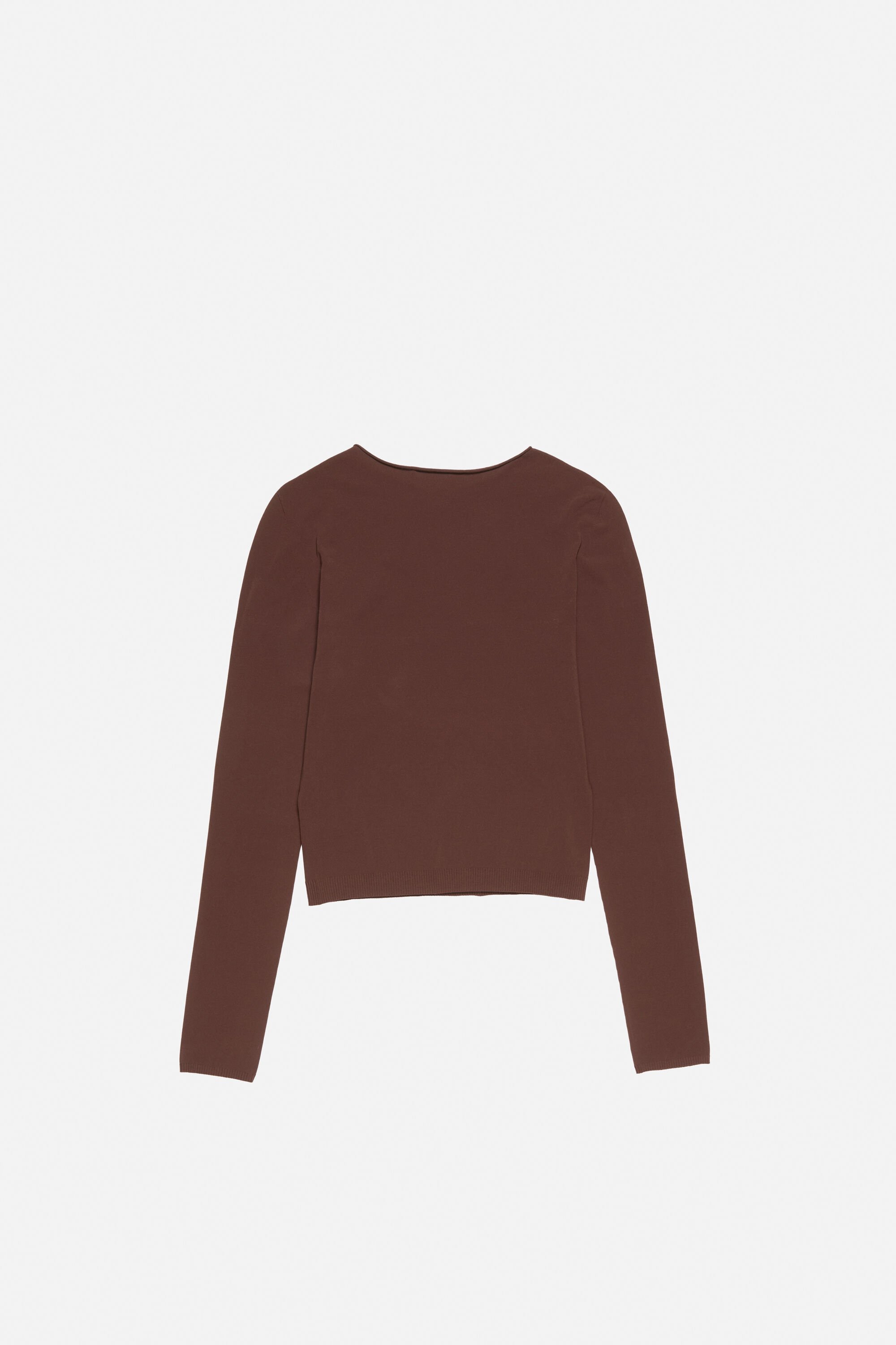 Acne Studios - フィットクルーネックニットウェア - バーガンディ