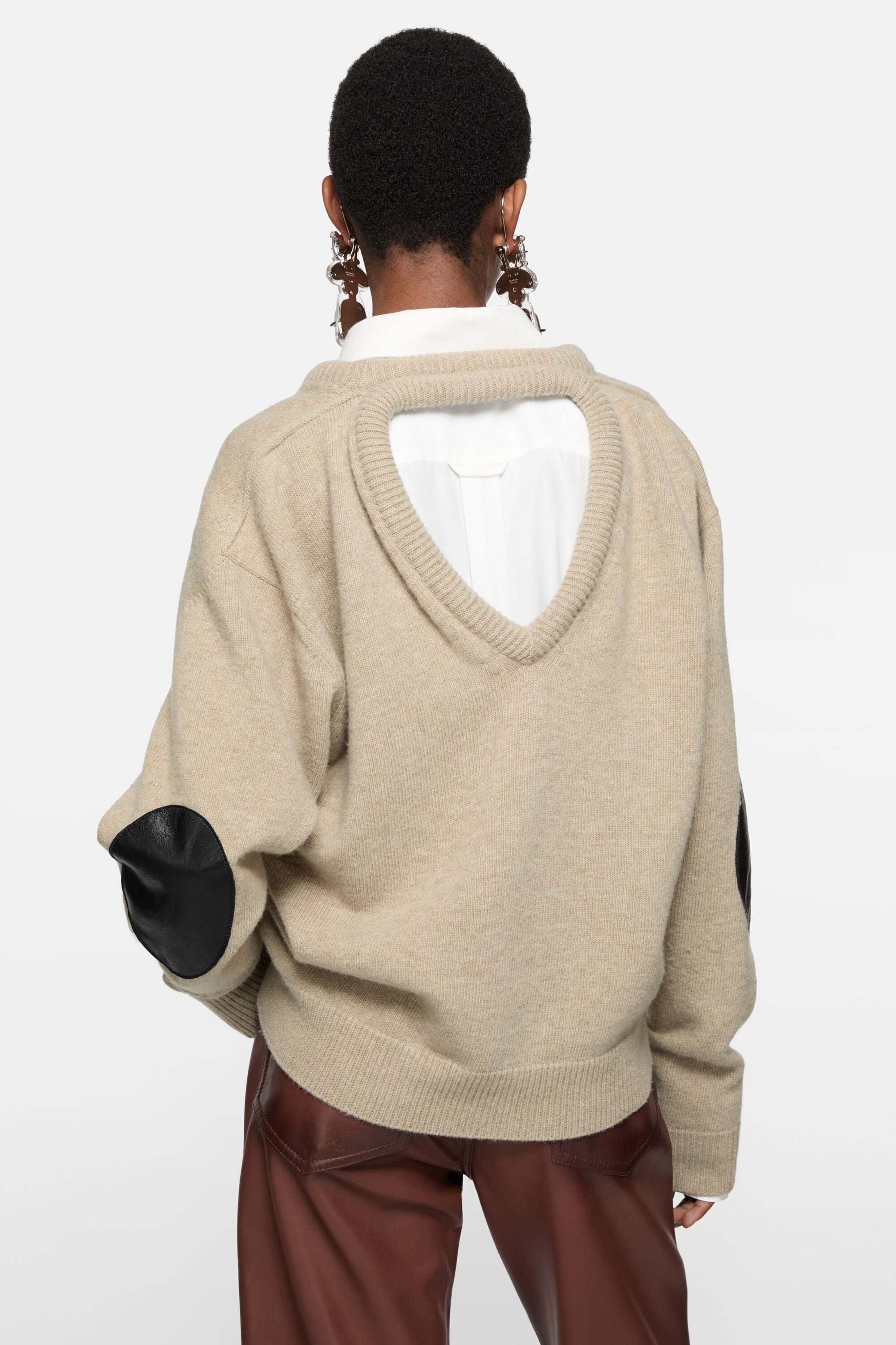 週末SALE❗️AP STUDIO   Damaged Wool Knit ACNE STUDIOS Tie-Dyed Distressed Knitted Sweater for Men | MR PORTER