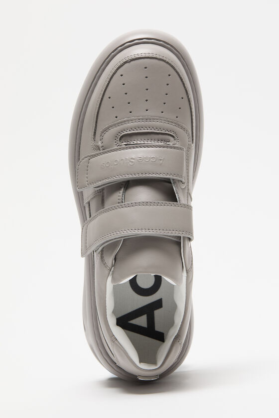 Velcro strap platform sneakers, Taupe grey, 2000x