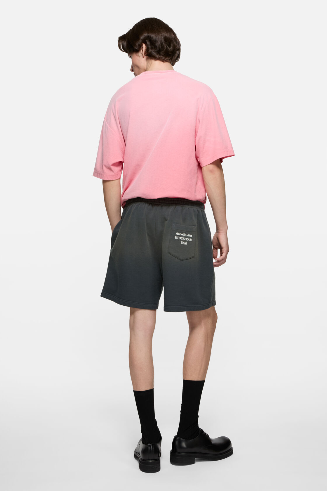 Vintage fleece shorts, Faded black, 2000x