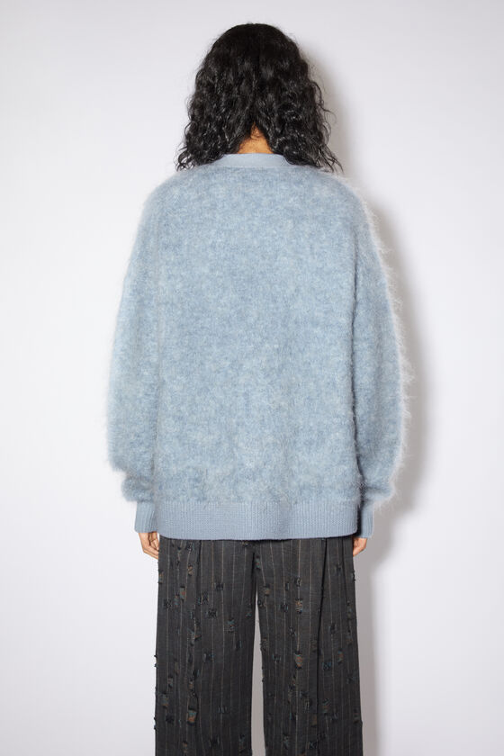 Acne Studios - ウールモヘアカーディガン - デニムブルー