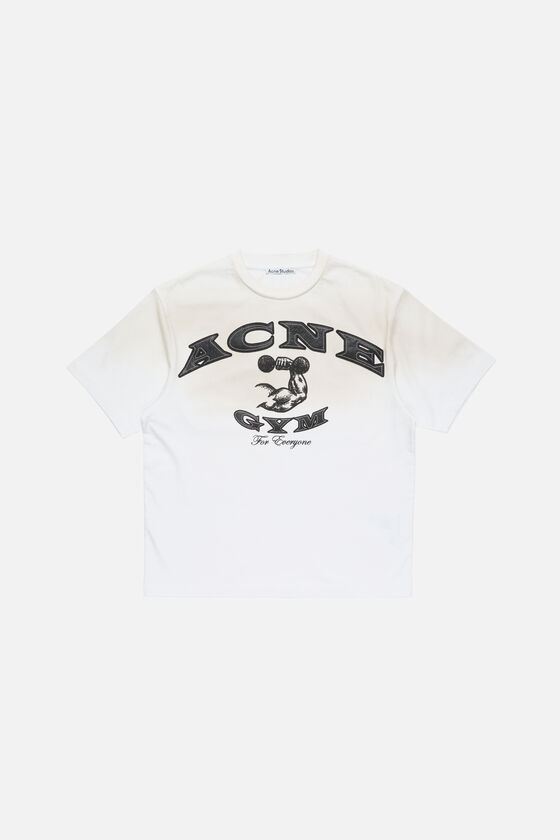 Acne Studios - ロゴTシャツ - ダスティホワイト