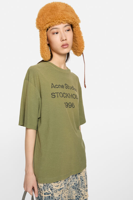Logo t-shirt - Relaxed fit, Olive green, 2000x