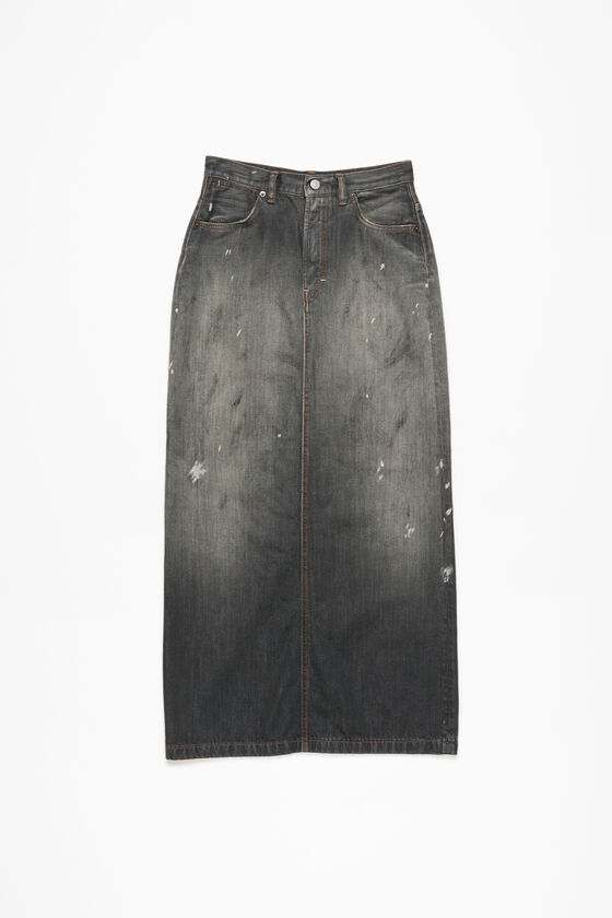 Acne Studios - ミッドレングス デニムスカート - ブラック 