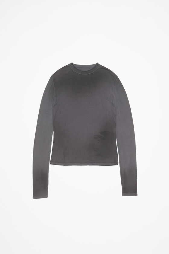 Acne Studios - ロングスリーブTシャツ - ブラック
