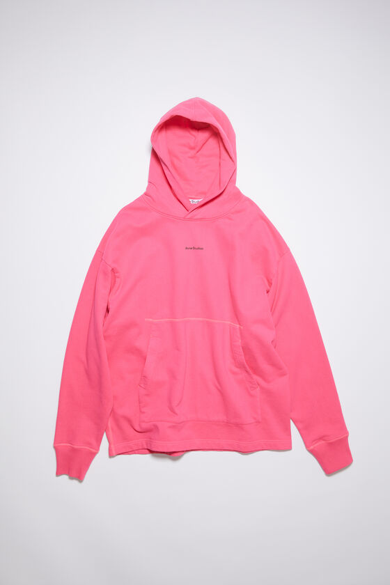 mærkelig koncert dal Acne Studios - Logo hoodie - Neon Pink