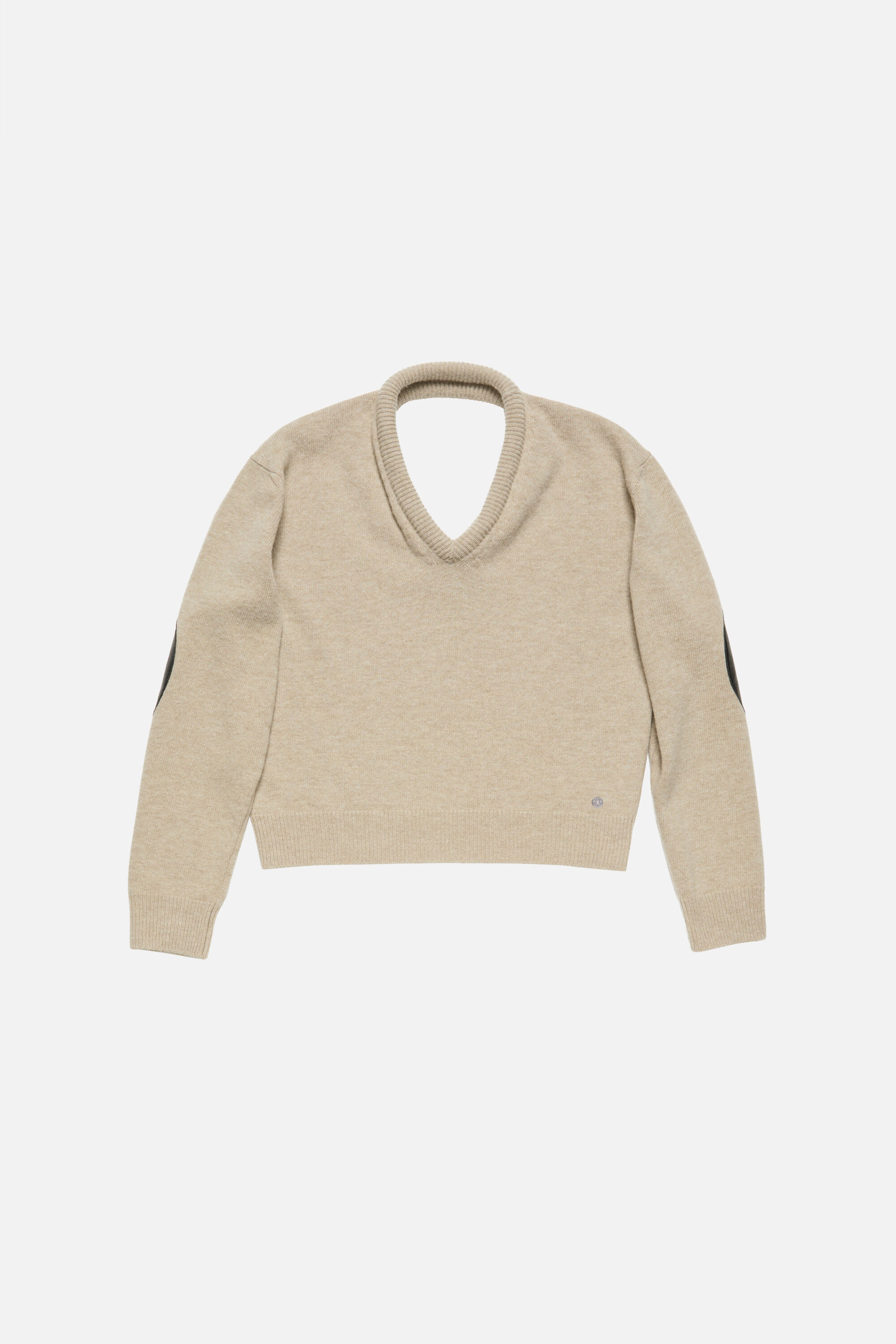 Acne Studios アート風ニット セーター L Acne Studios - Metallic knit sweater - Black/gold