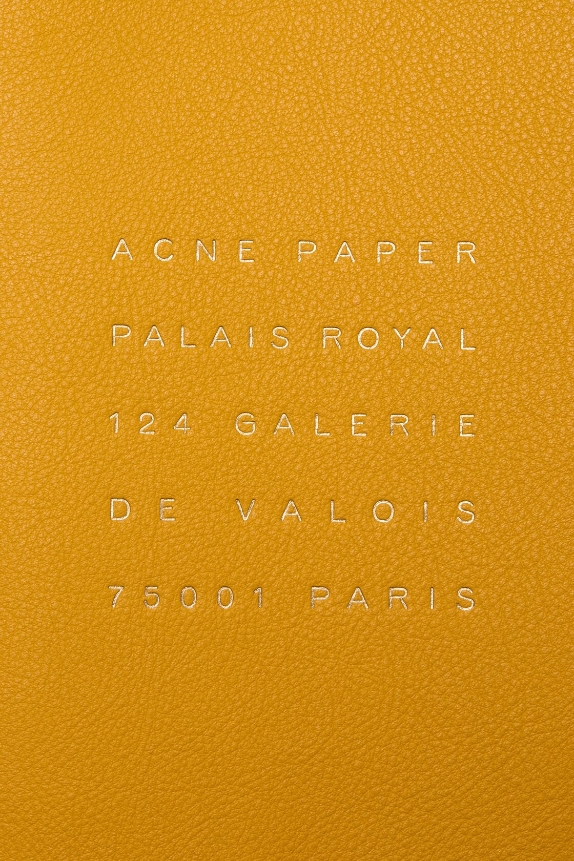 Acne Paper Palais Royal notebook &ndash; small, Sunflower yellow, 2000x