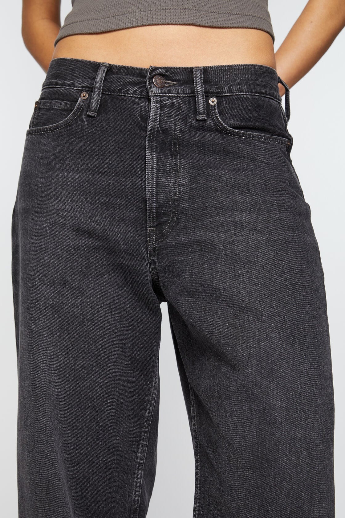 Loose fit jeans - 1981F, Black, 2000x