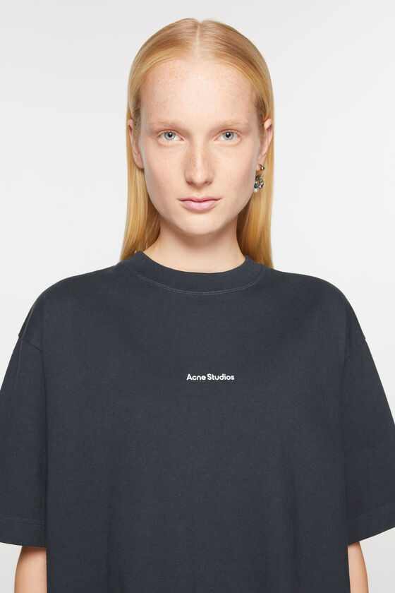 Acne Studios - ロゴTシャツドレス - ブラック 