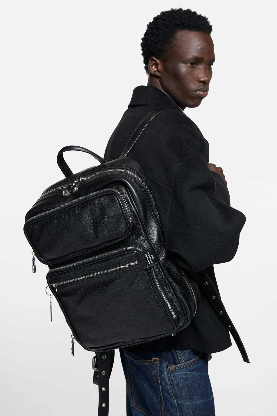 Camero Gym Backpack, Black, 2000x