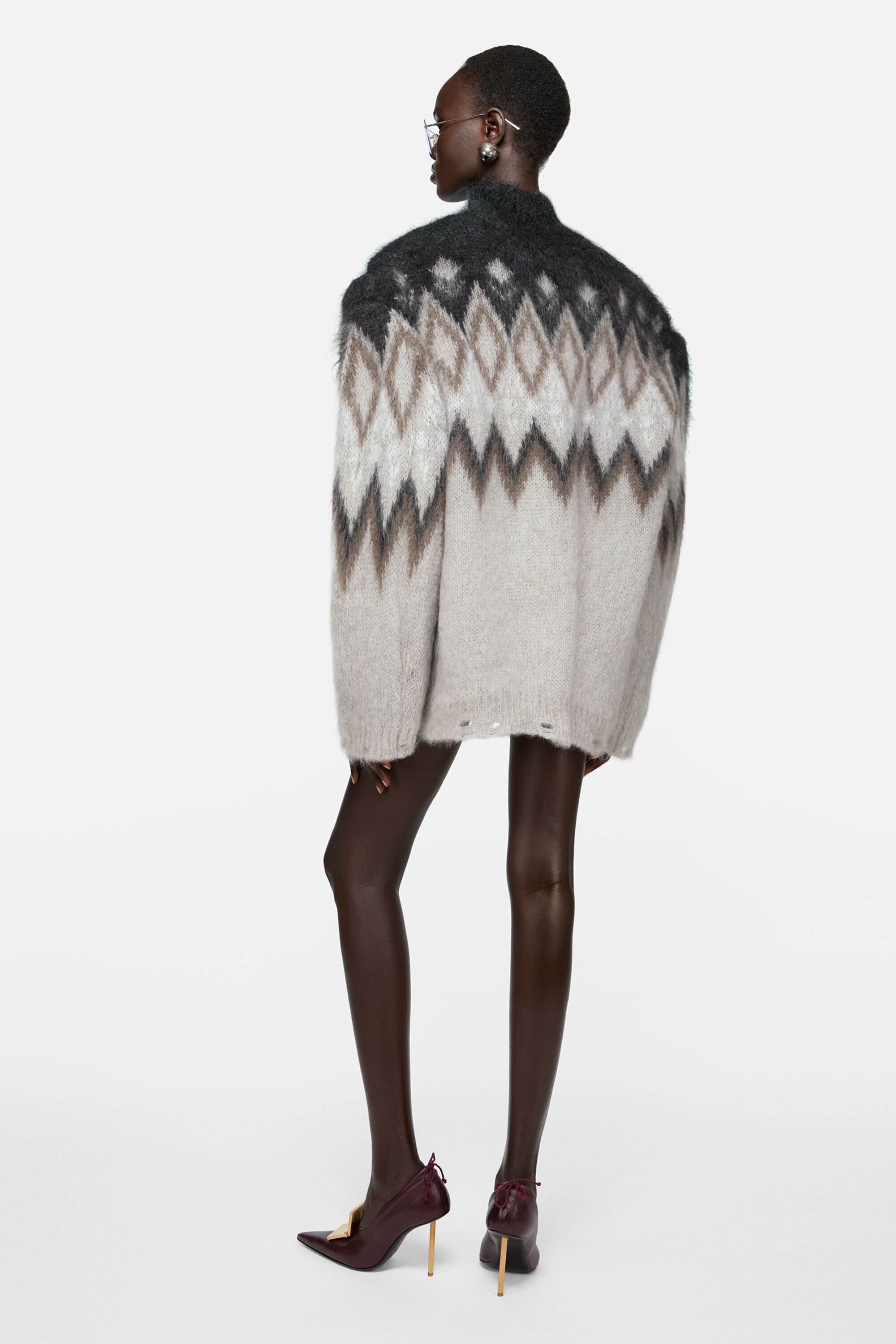 と*！様 acne studios ウールニット　グレー　XL と*！様 acne studios ウールニット グレー XL Studios Acne - 灰色