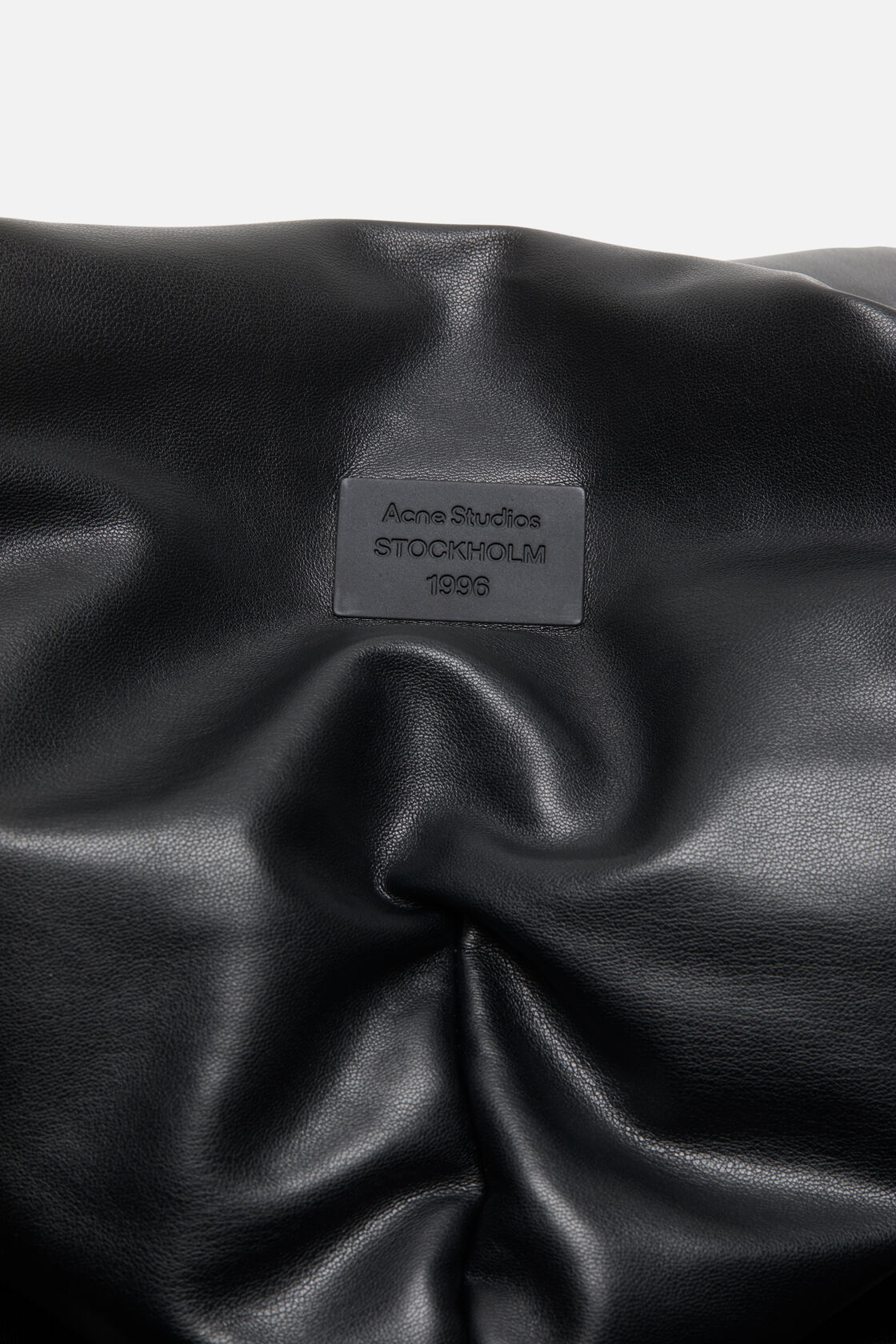 フード付きフェイクレザージャケット, ブラック, 2000x