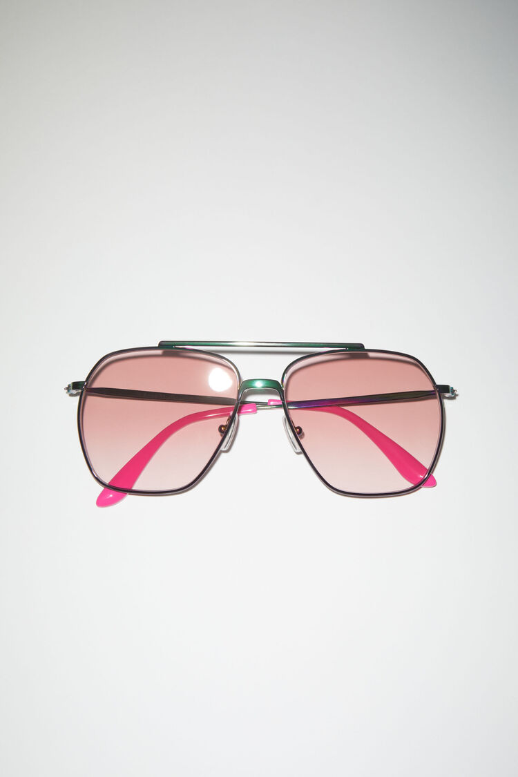 acnestudios.com | Sunglasses - Pink Multicolor