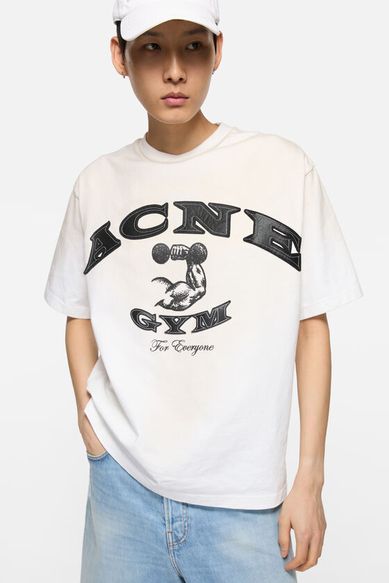 Acne Studios - ロゴTシャツ - ダスティホワイト