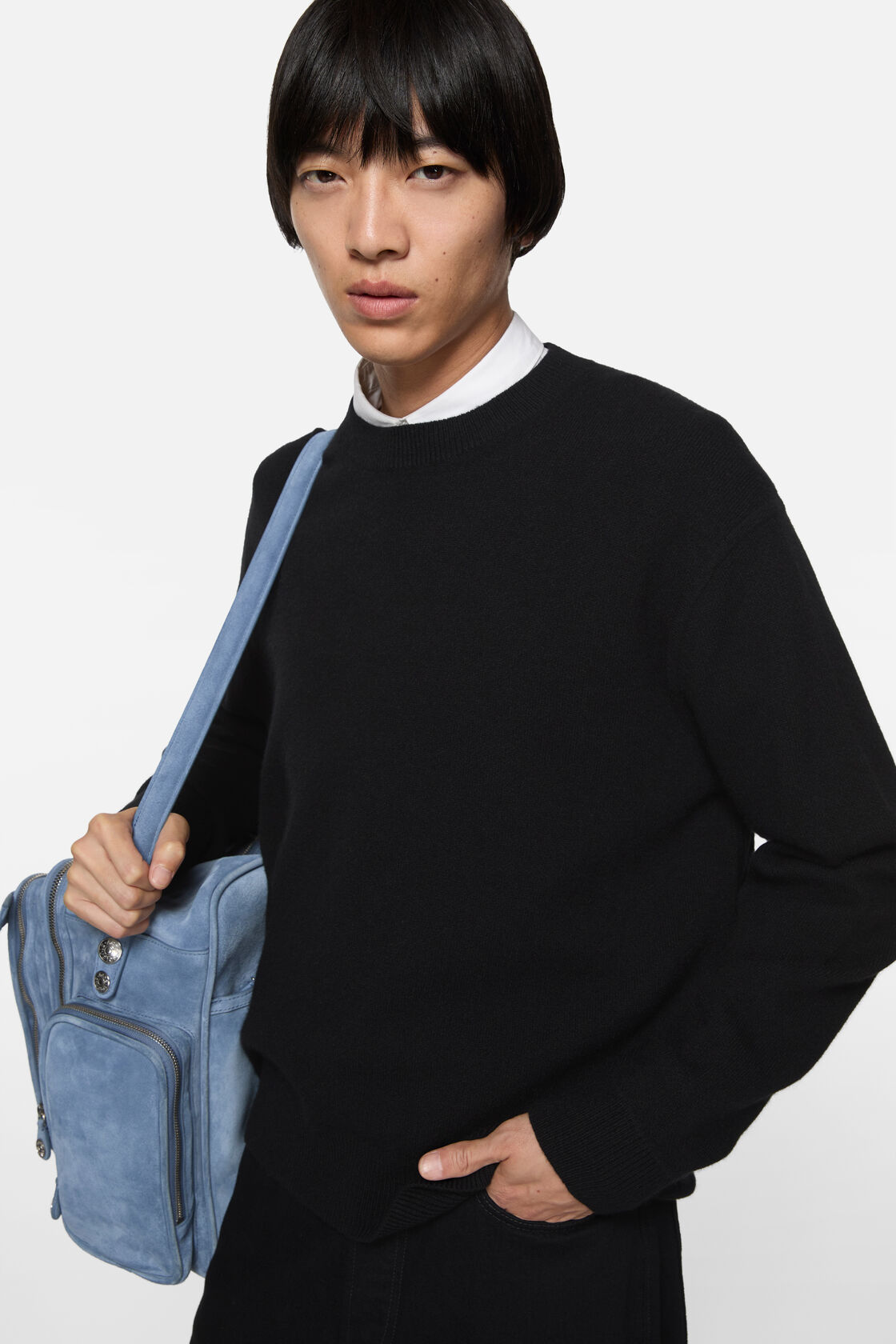 羊绒套头衫, 黑色, 2000x