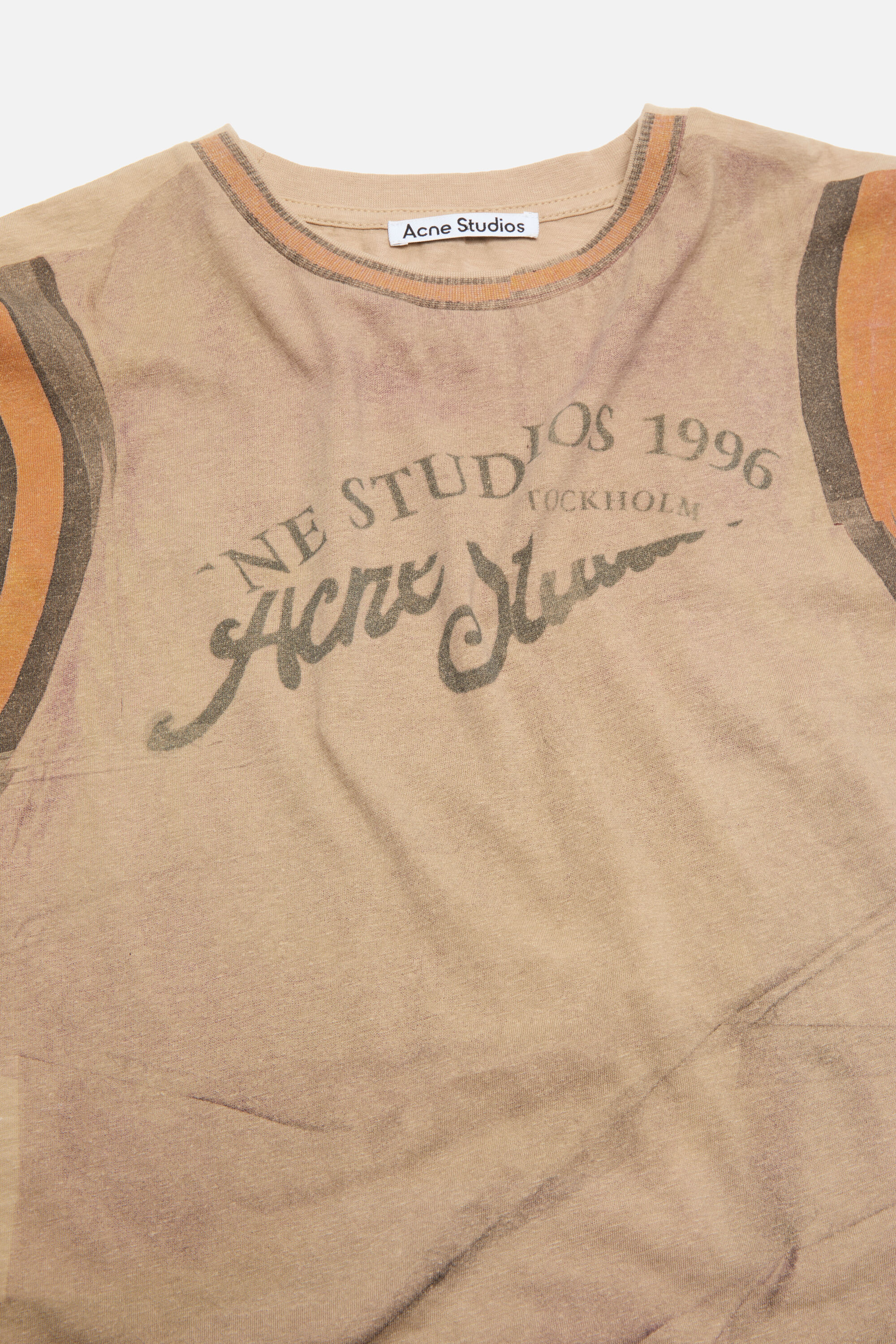 Acne Studios - Graphic t-shirt - Sand beige