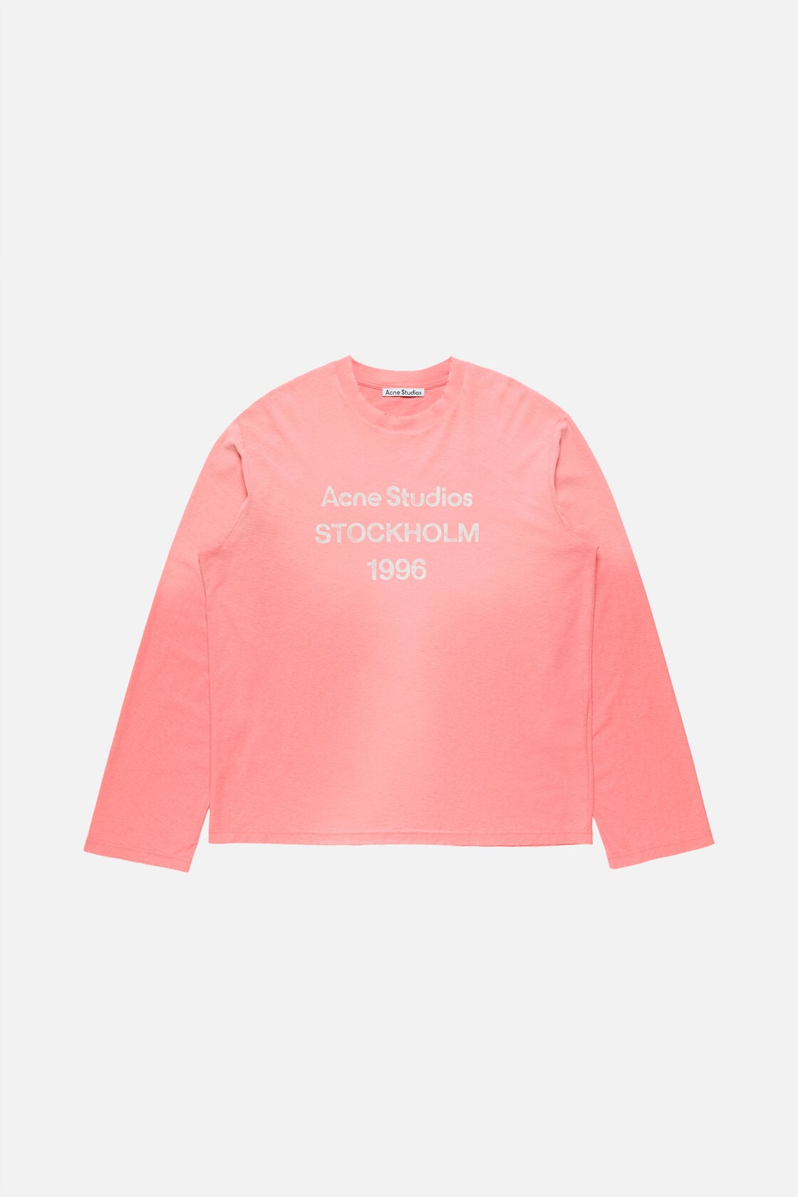 Sprayed 1996 logo t-shirt, Tango pink, 2000x