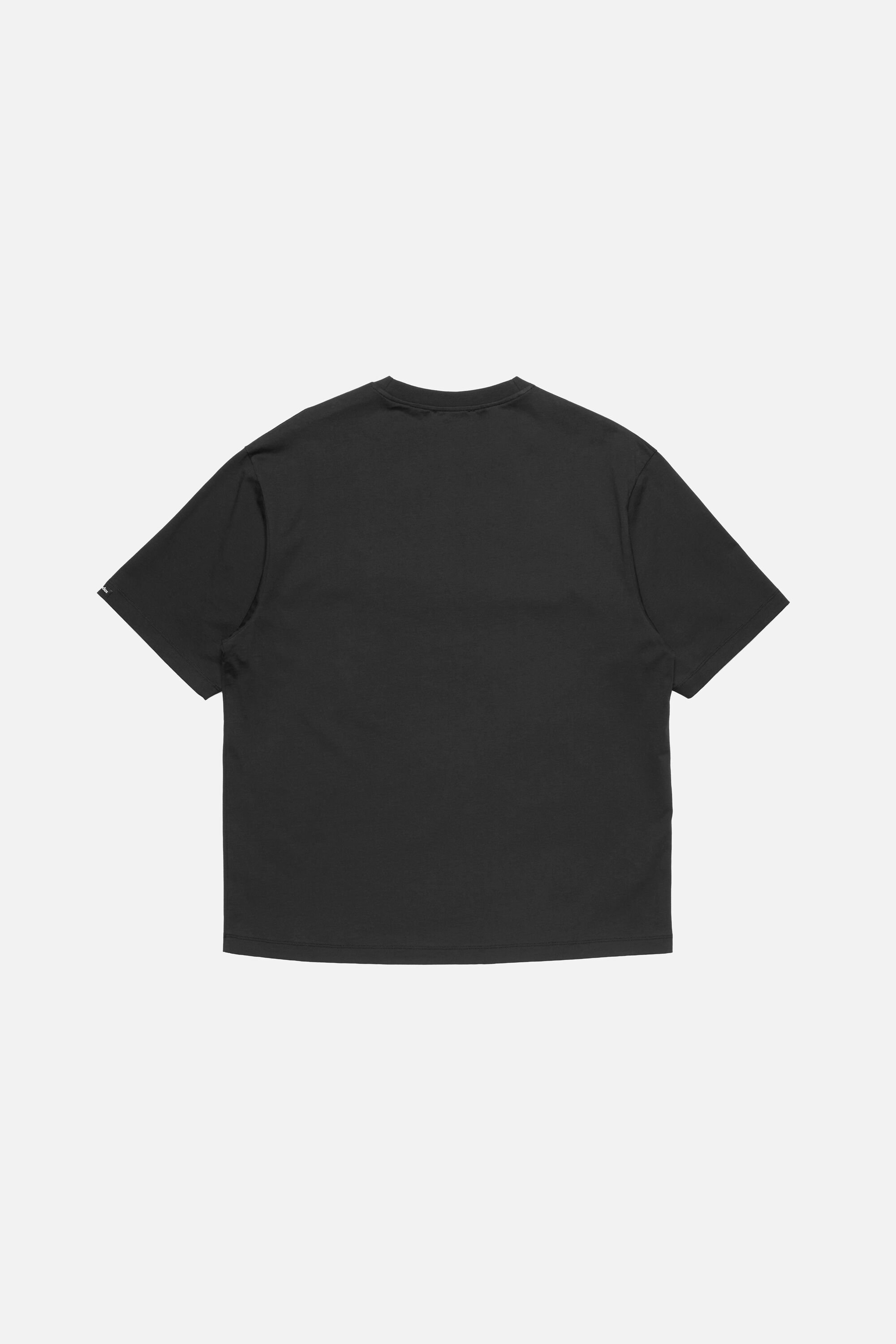 Acne Studios ブラック 半袖 Tシャツ Acne Studios - T-shirt stamp logo - Relaxed fit - Black