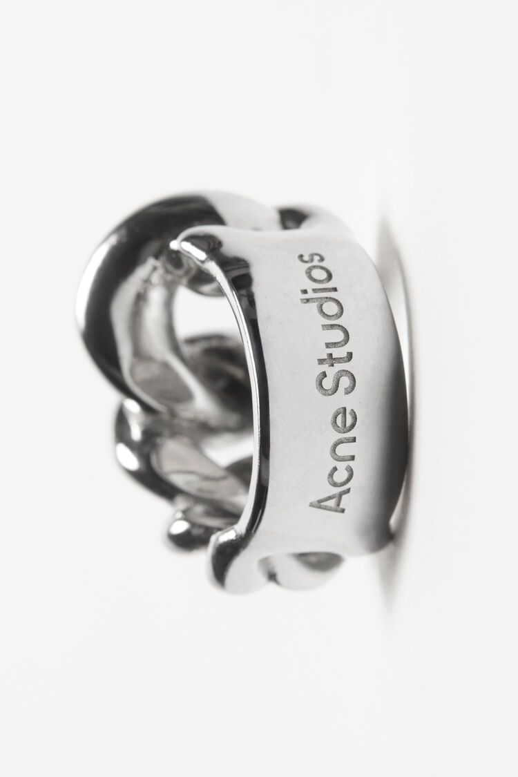 Acne Studios - Chunky chain ring - Silver