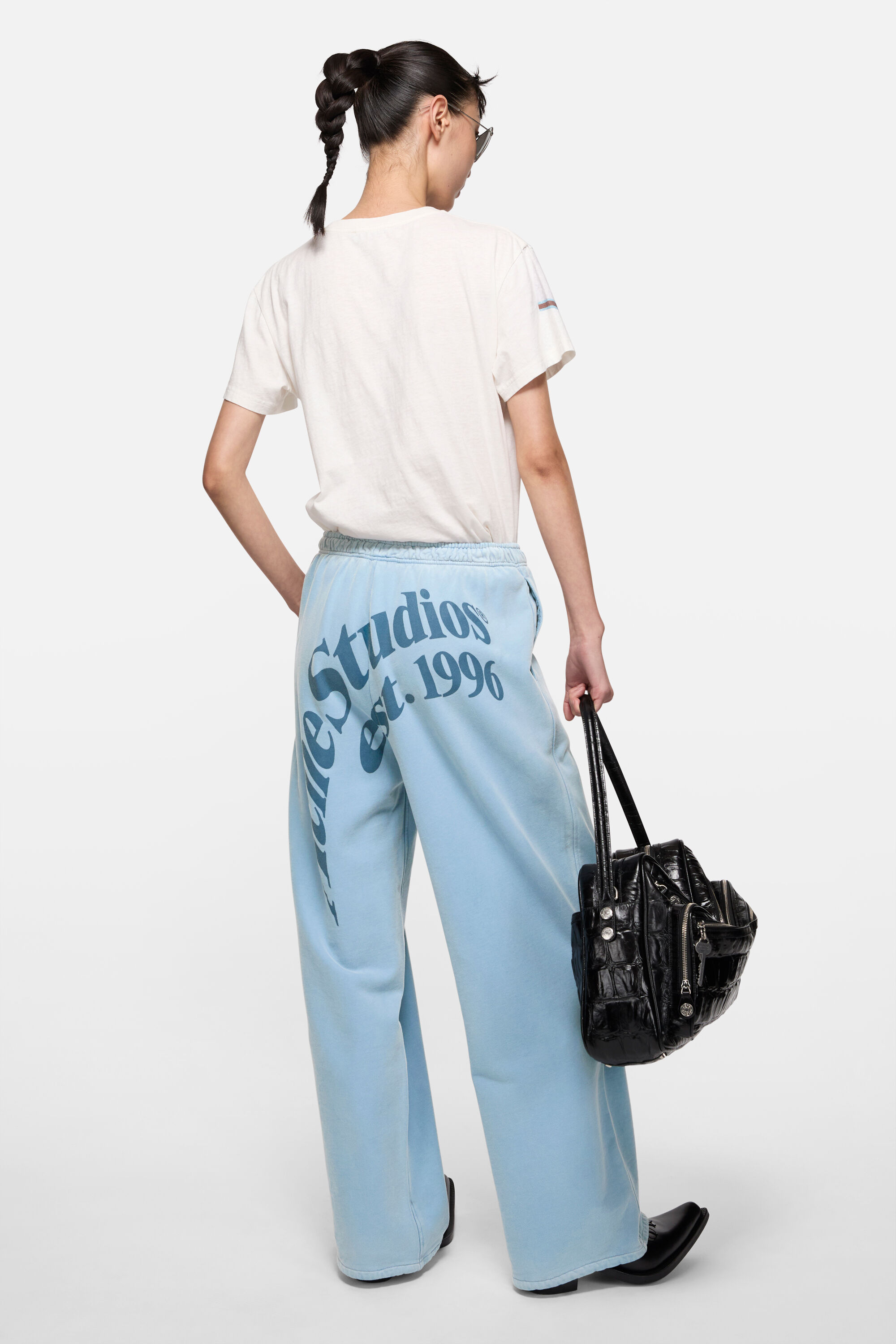 Acne Studios - ウォッシュ加工スウェットパンツ - ダーティーブルー