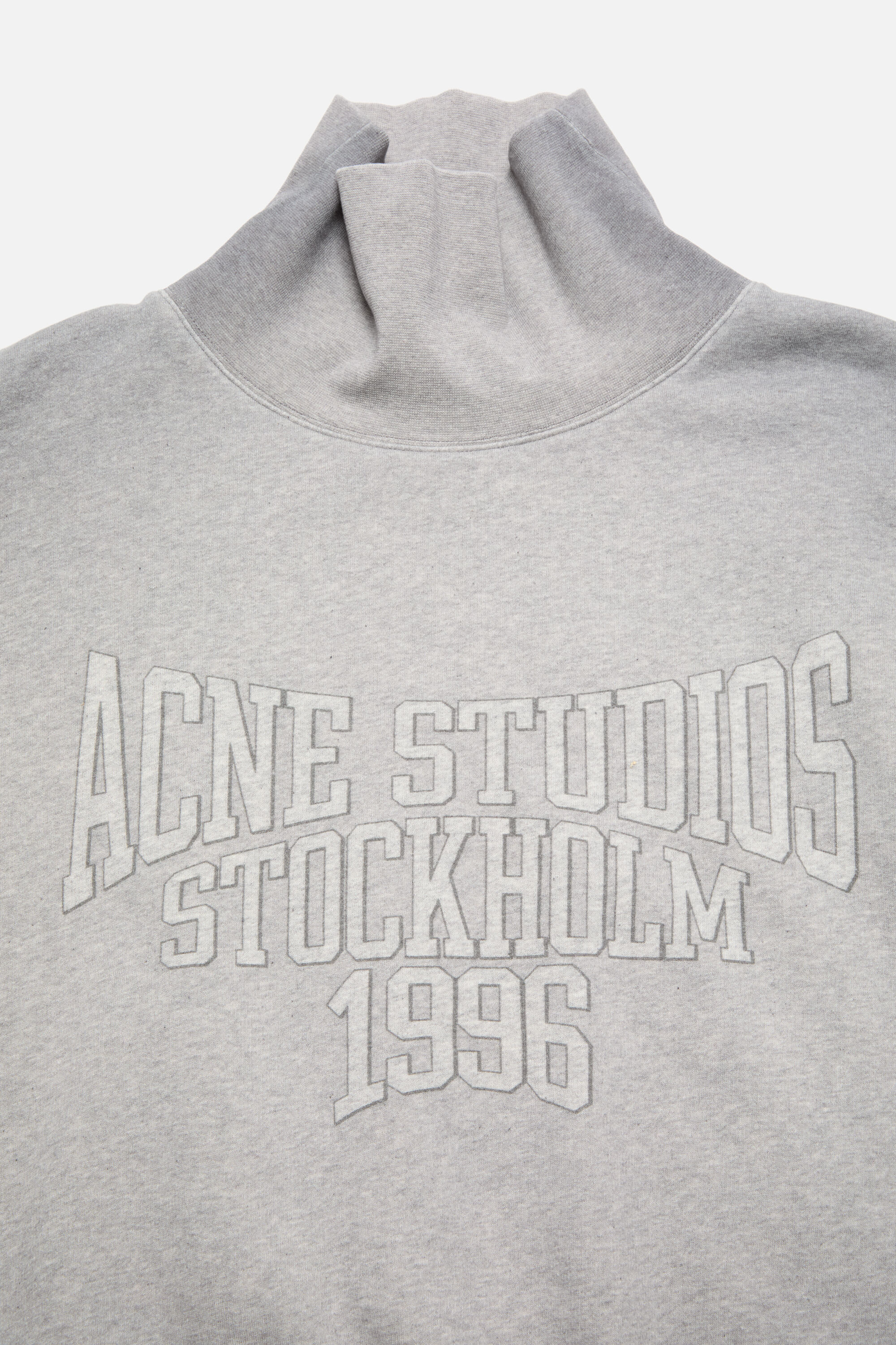 Acne Studios - Fleece sweatshirt with logo - Grey Melange