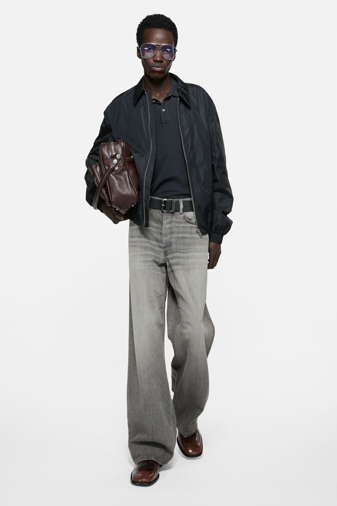 Loose fit jeans - 1981, Ash grey, 2000x