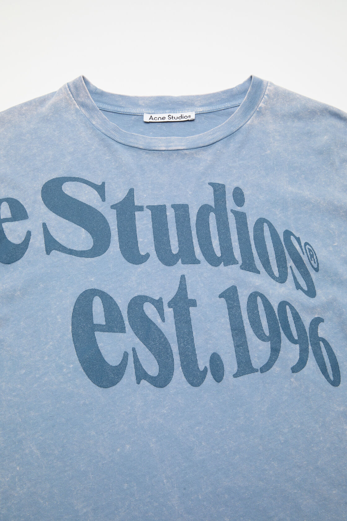 Logo t-shirt - Relaxed fit, Dirty blue, 2000x