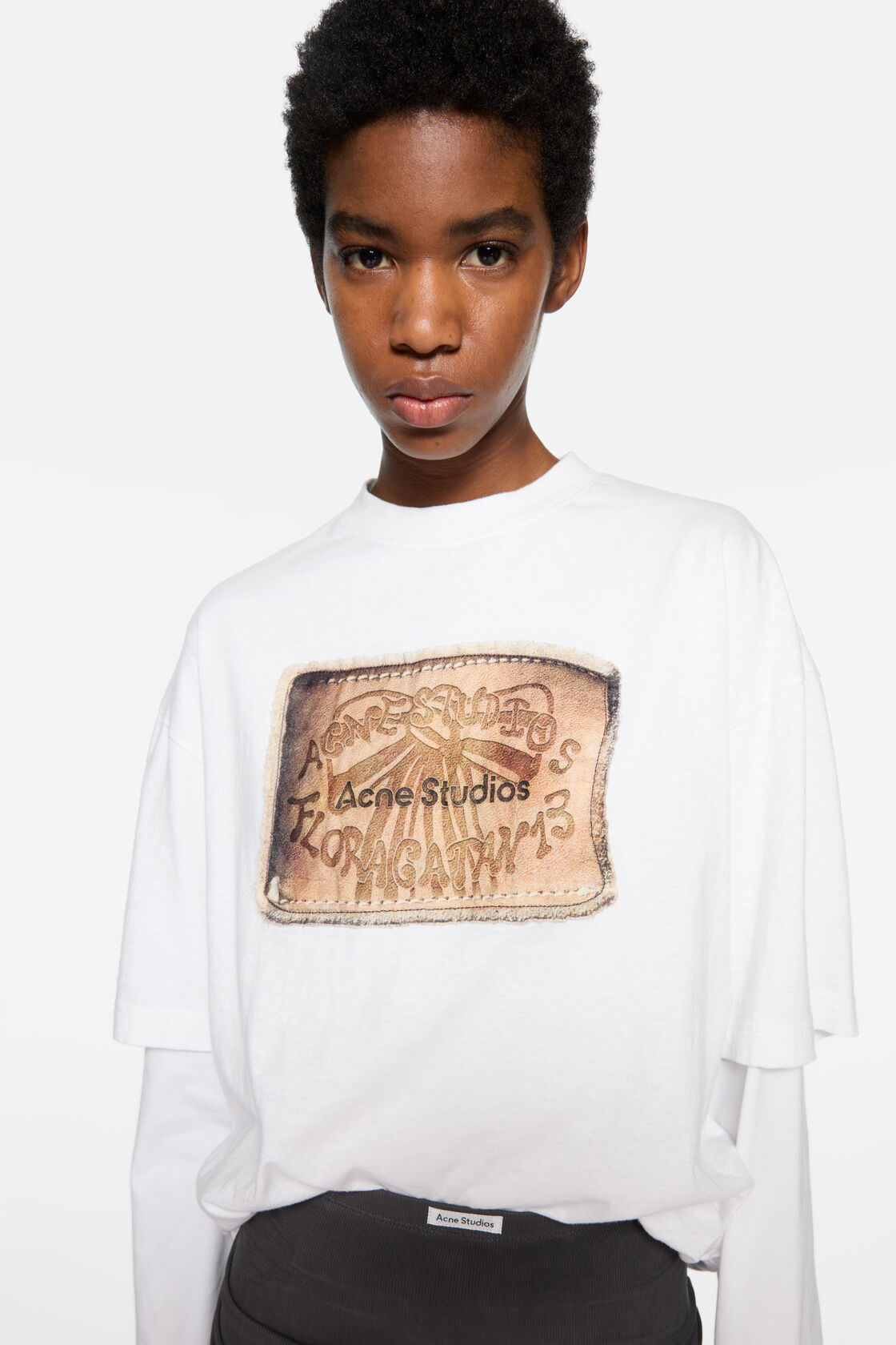 Logo t-shirt, White, 2000x