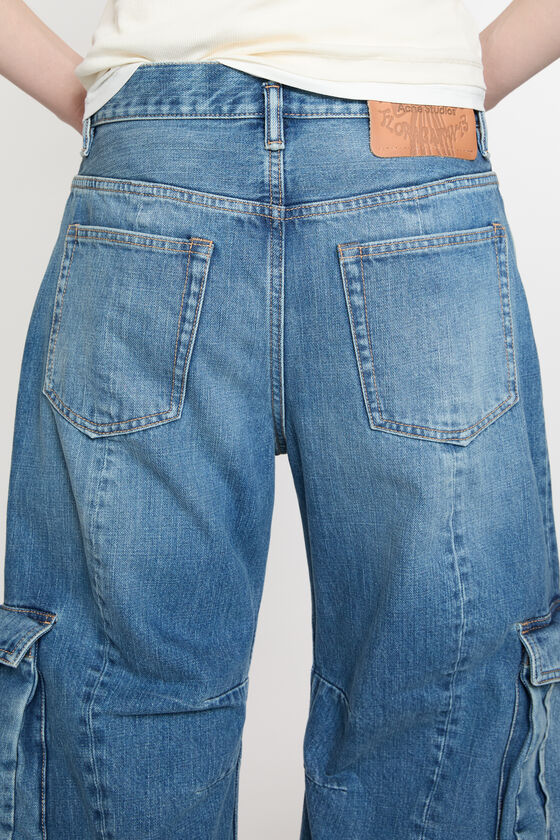 Acne Studios - デニムカーゴトラウザーズ - ミッドブルー