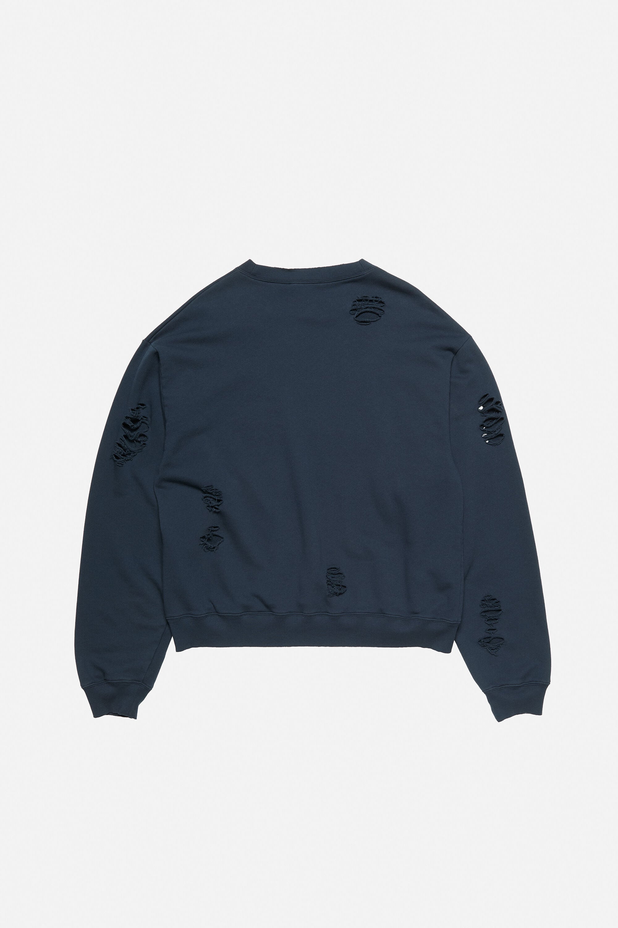 Acne Studios - ロゴフリーススウェットシャツ - ダークネイビー
