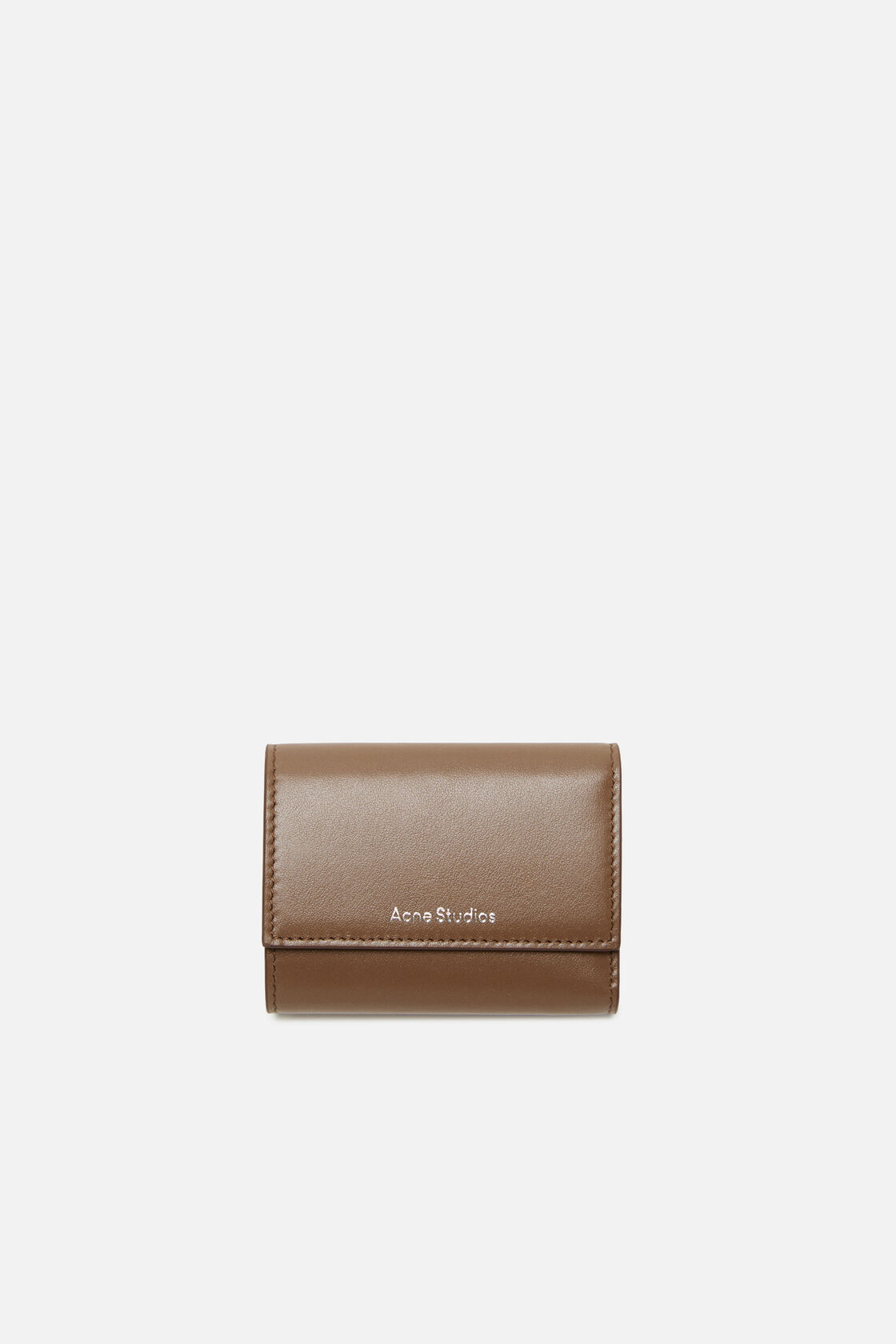 Trifold leather wallet, Camel brown, 2000x