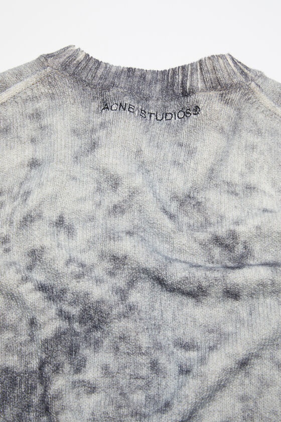 Acne Studios - Jumper acid print - Black/white