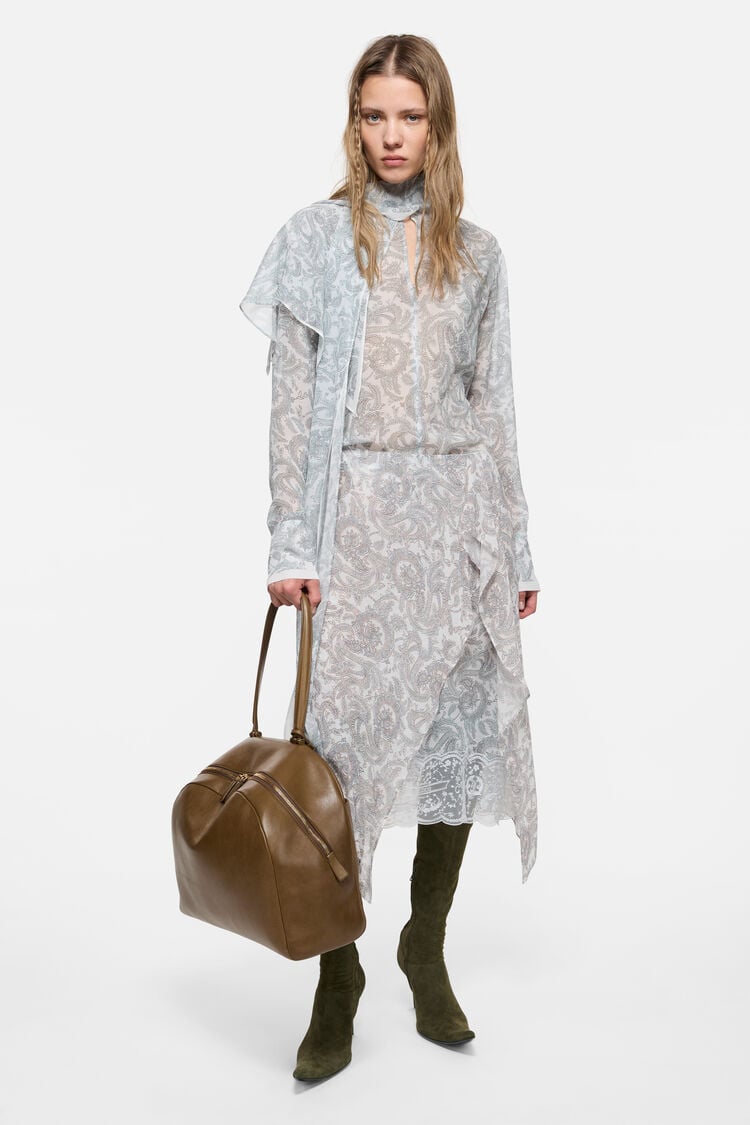 RW-WN-SHIR000036, Light blue/beige